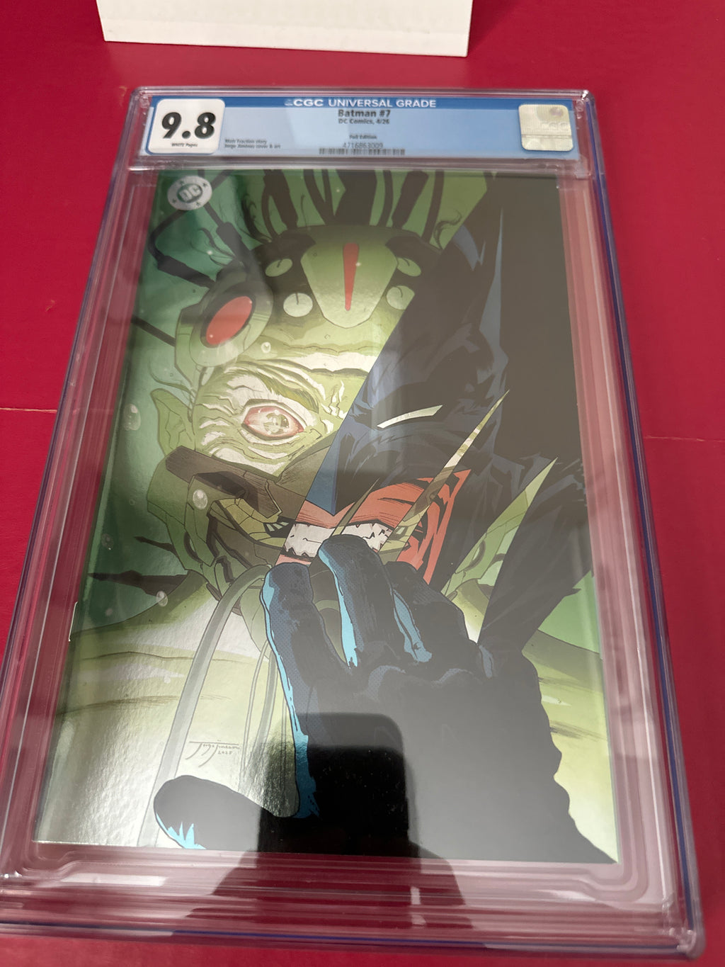Batman, Vol. 4 #7 (DC Comics 2026) Jorge Jimenez Foil Variant CGC 9.8 by Ugly Monkey Comics