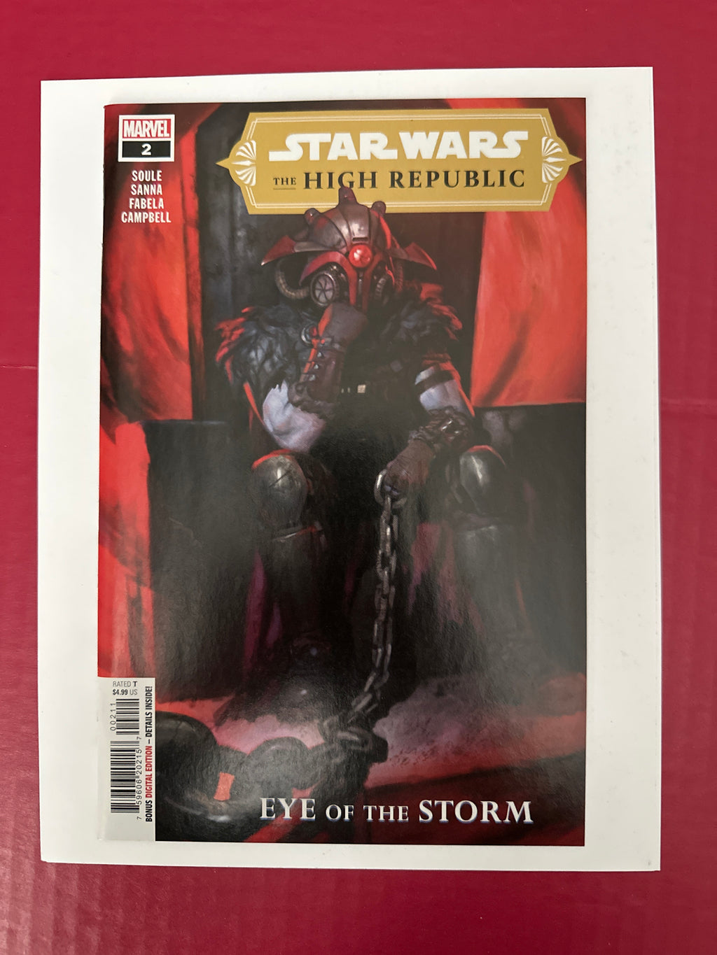 Star Wars: The High Republic - Eye Of Storm #2A (Marvel Comics 2022) 1st team app. the Shear, 1st full app. a Leveler by Ugly Monkey Comics