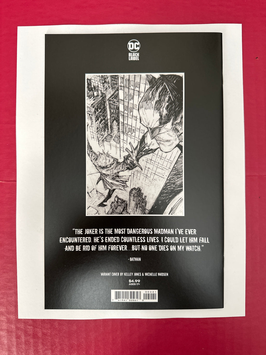 Batman & The Joker: The Deadly Duo #2B (DC Comics 2022) Jones Connecting Cover by Ugly Monkey Comics