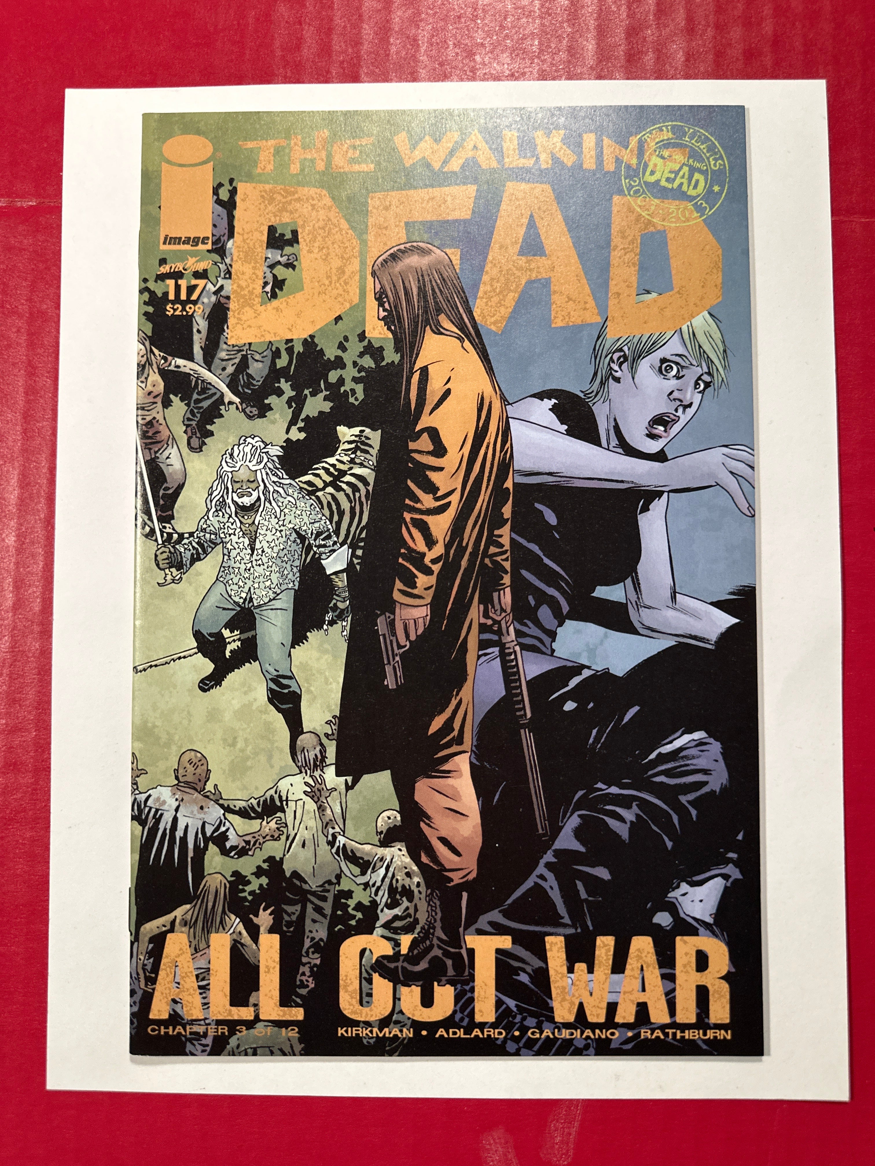 The Walking Dead #117 (Image Comics 2013) Charlie Adlard Regular Cover by Ugly Monkey Comics