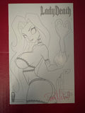 Lady Death: Unholy Ruin #2 (2018) Incentive Edition Signed by Dan Mendoza