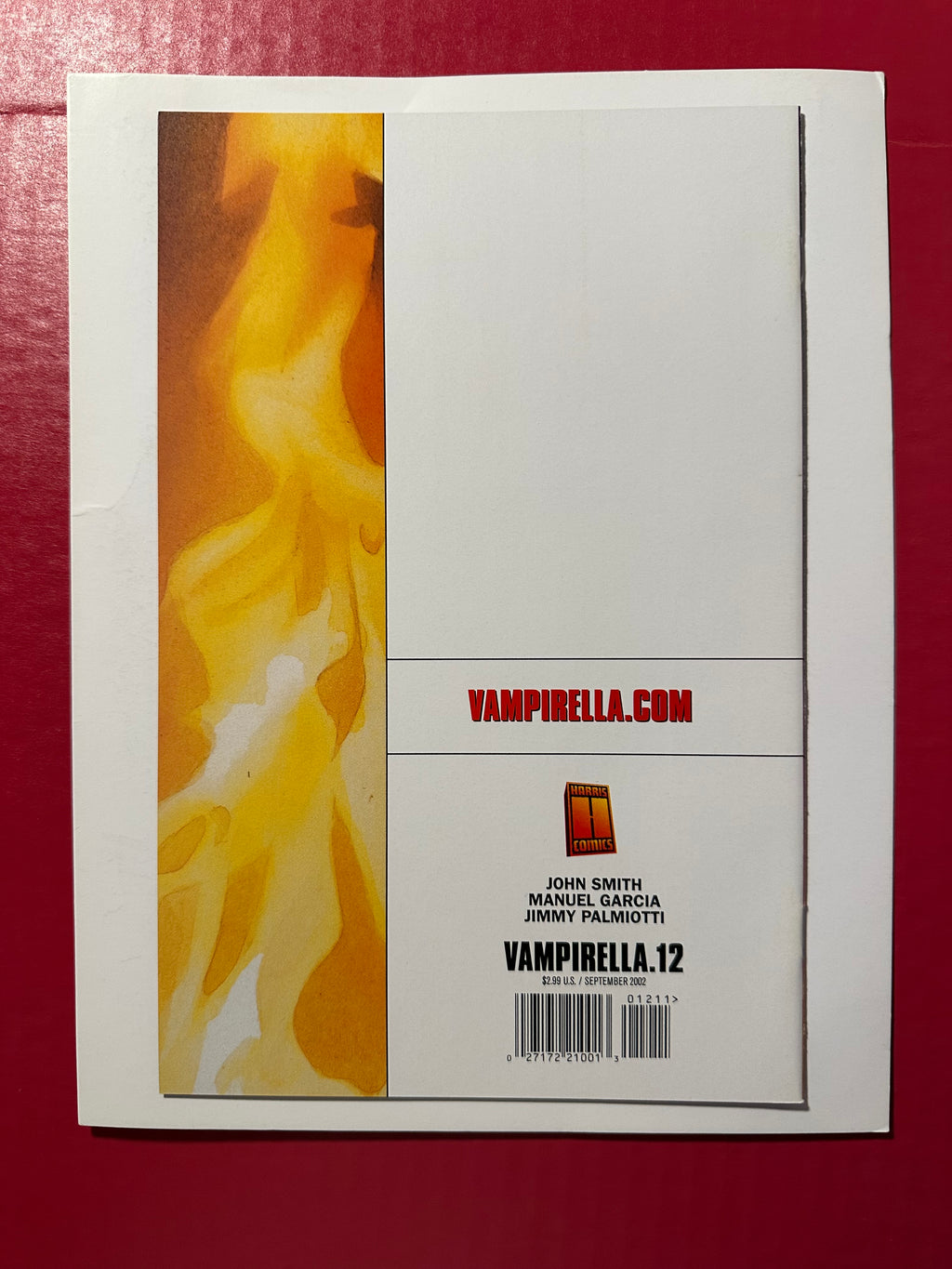 Vampirella, Vol. 3 #12 (2002) Signed by Cover Artist Mike Mayhew by Ugly Monkey Comics