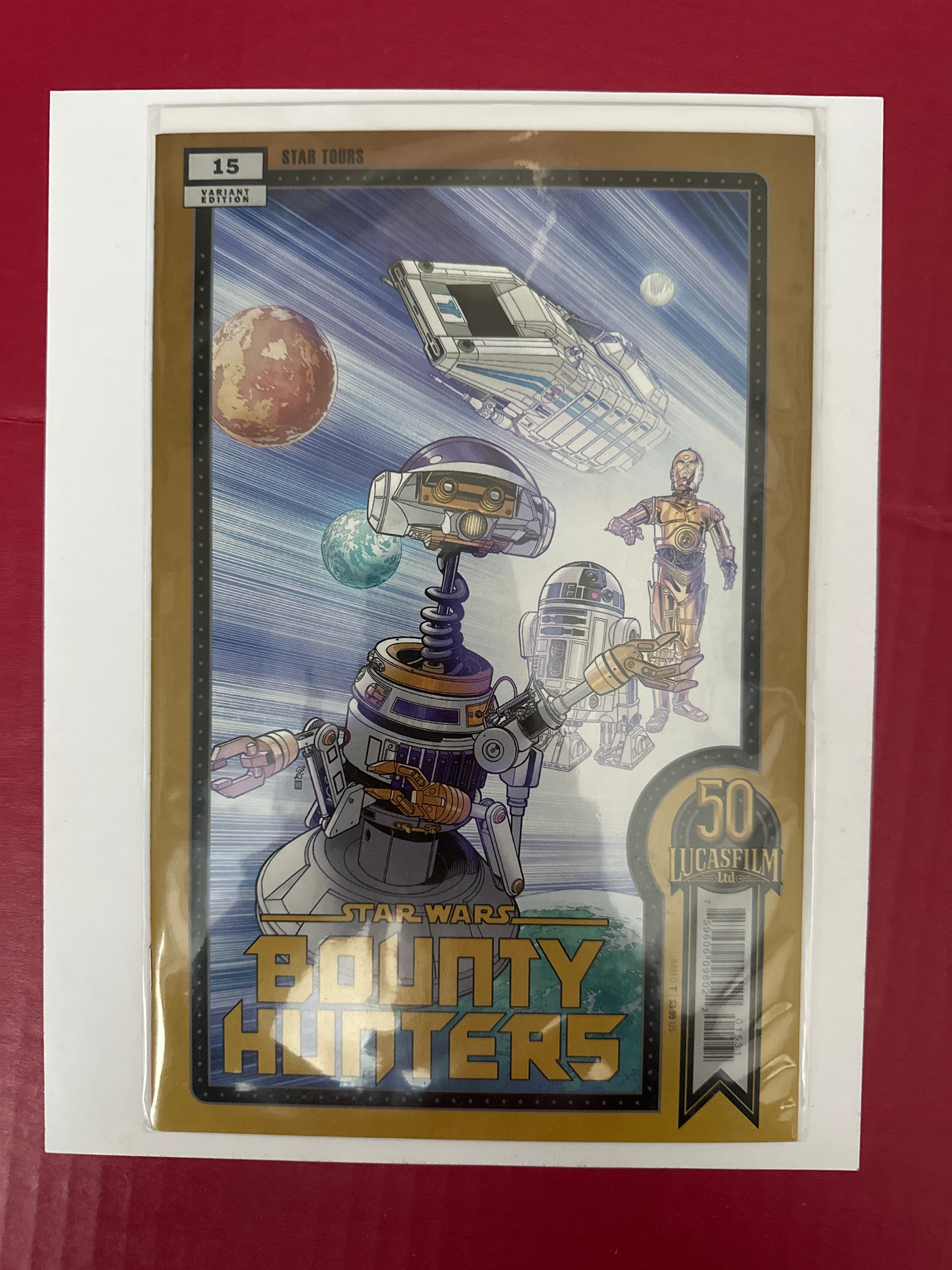 Lot of 10 Star Wars Bounty Hunters (2022) Lucasfilm 50th Anniversary Variants by Ugly Monkey Comics