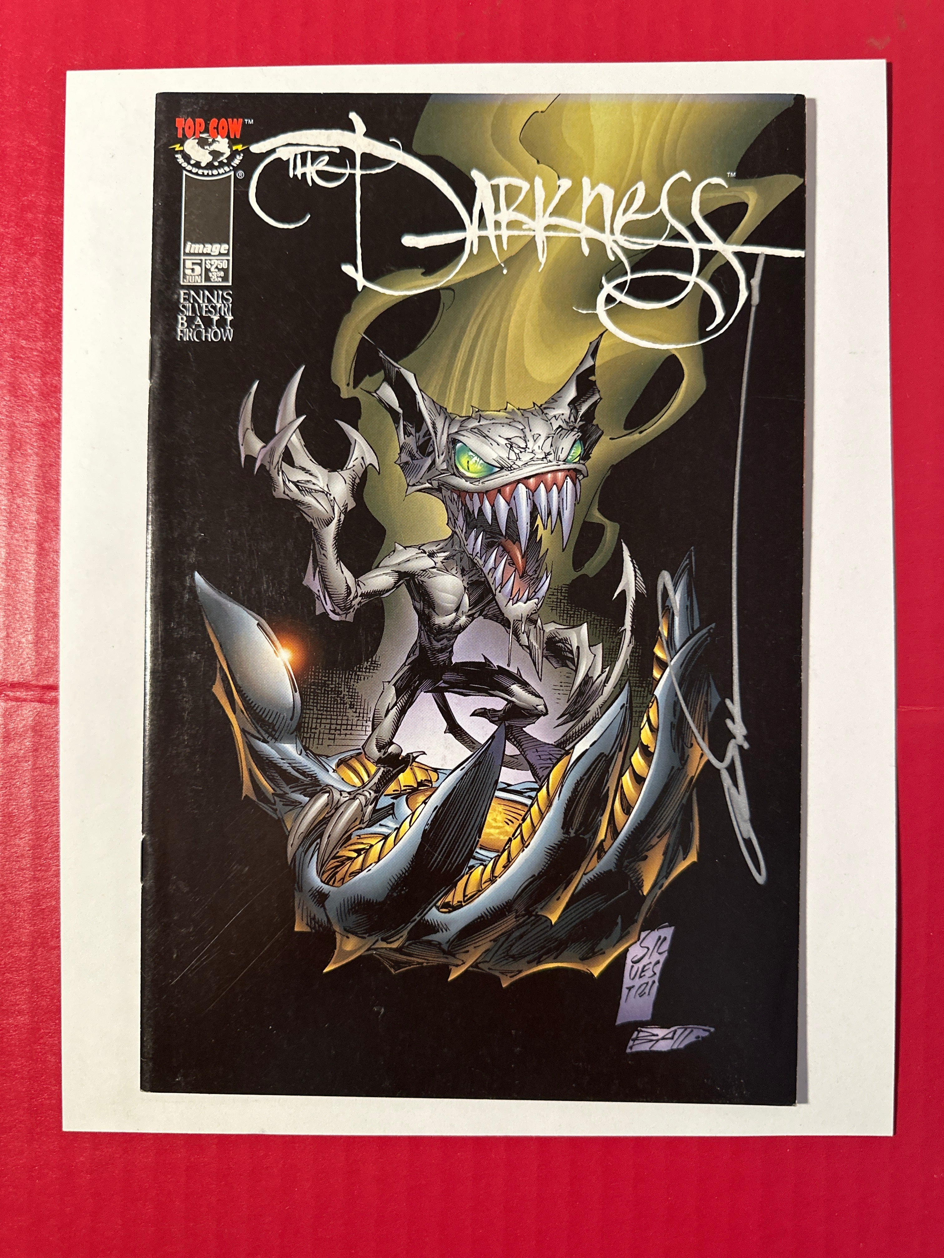 The Darkness, Vol. 1 #5 (Image Comics 1997) Signed by Marc Silvestri by Ugly Monkey Comics