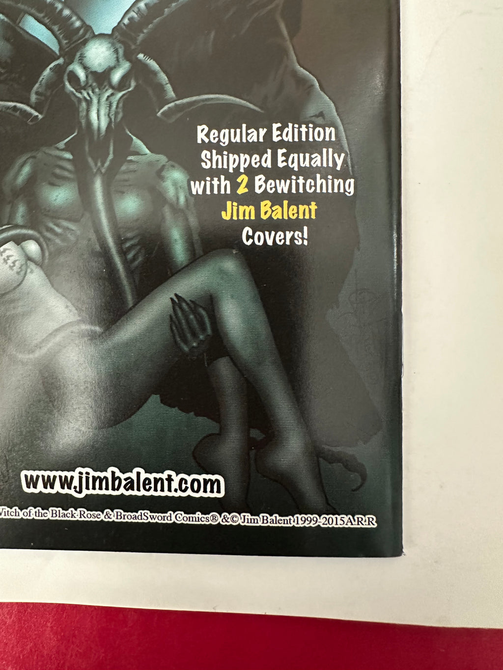 Tarot: Witch of the Black Rose #91B (2015) by Ugly Monkey Comics
