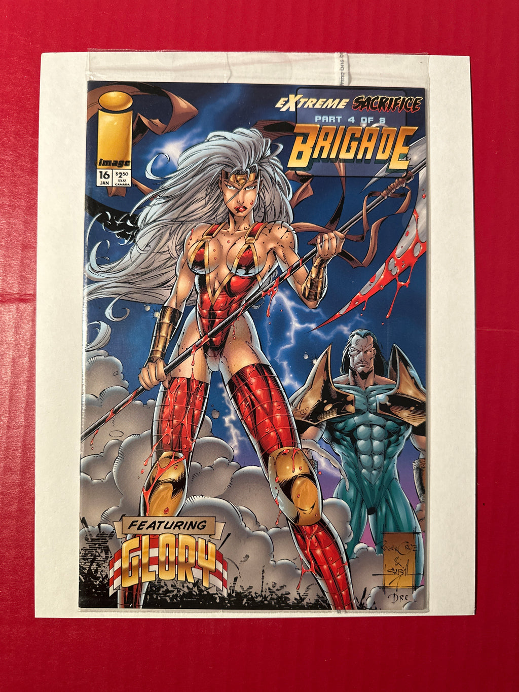Brigade, Vol. 2 #16 (Image Comics 1995) poly bagged with trading card by Ugly Monkey Comics