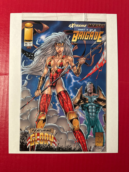 Brigade, Vol. 2 #16 (Image Comics 1995) poly bagged with trading card by Ugly Monkey Comics