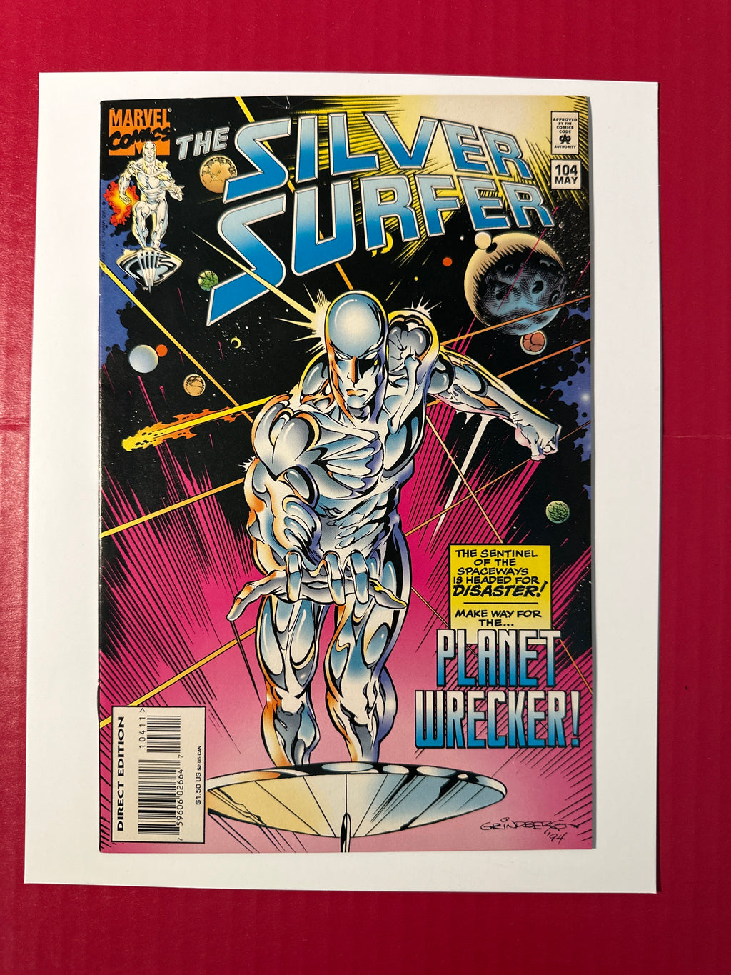 Silver Surfer, Vol. 3 #104 (Marvel Comics 1995) Direct Edition by Ugly Monkey Comics