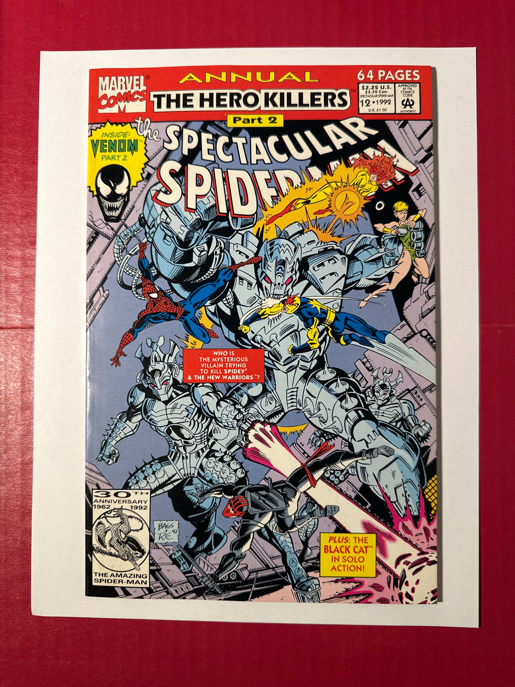 The Spectacular Spider-Man Annual #12 (Marvel Comics 1992) Direct Edition by Ugly Monkey Comics