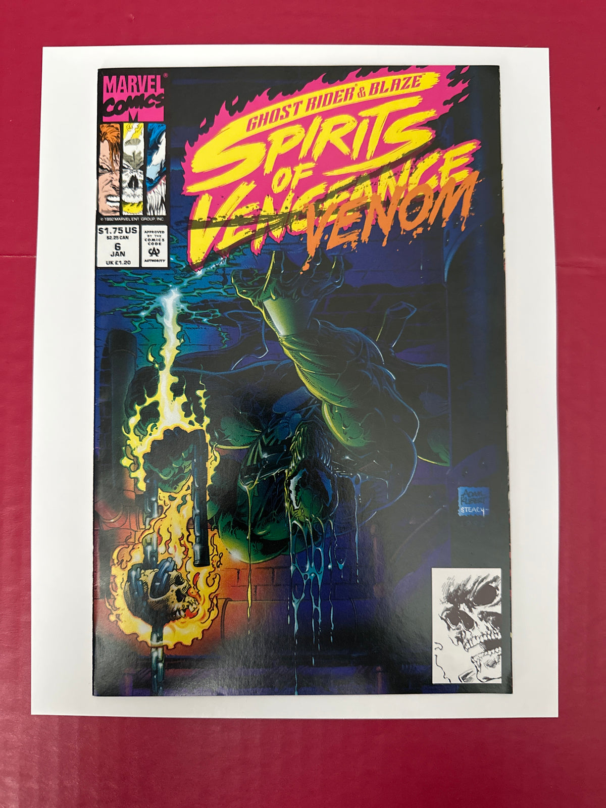 Ghost Rider / Blaze: Spirits of Vengeance #6A (Marvel Comics 1992) by Ugly Monkey Comics
