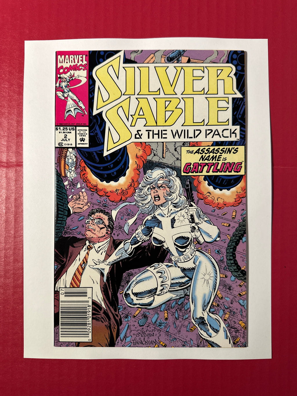 Silver Sable #2 (Marvel Comics 1992) Newsstand Edition by Ugly Monkey Comics