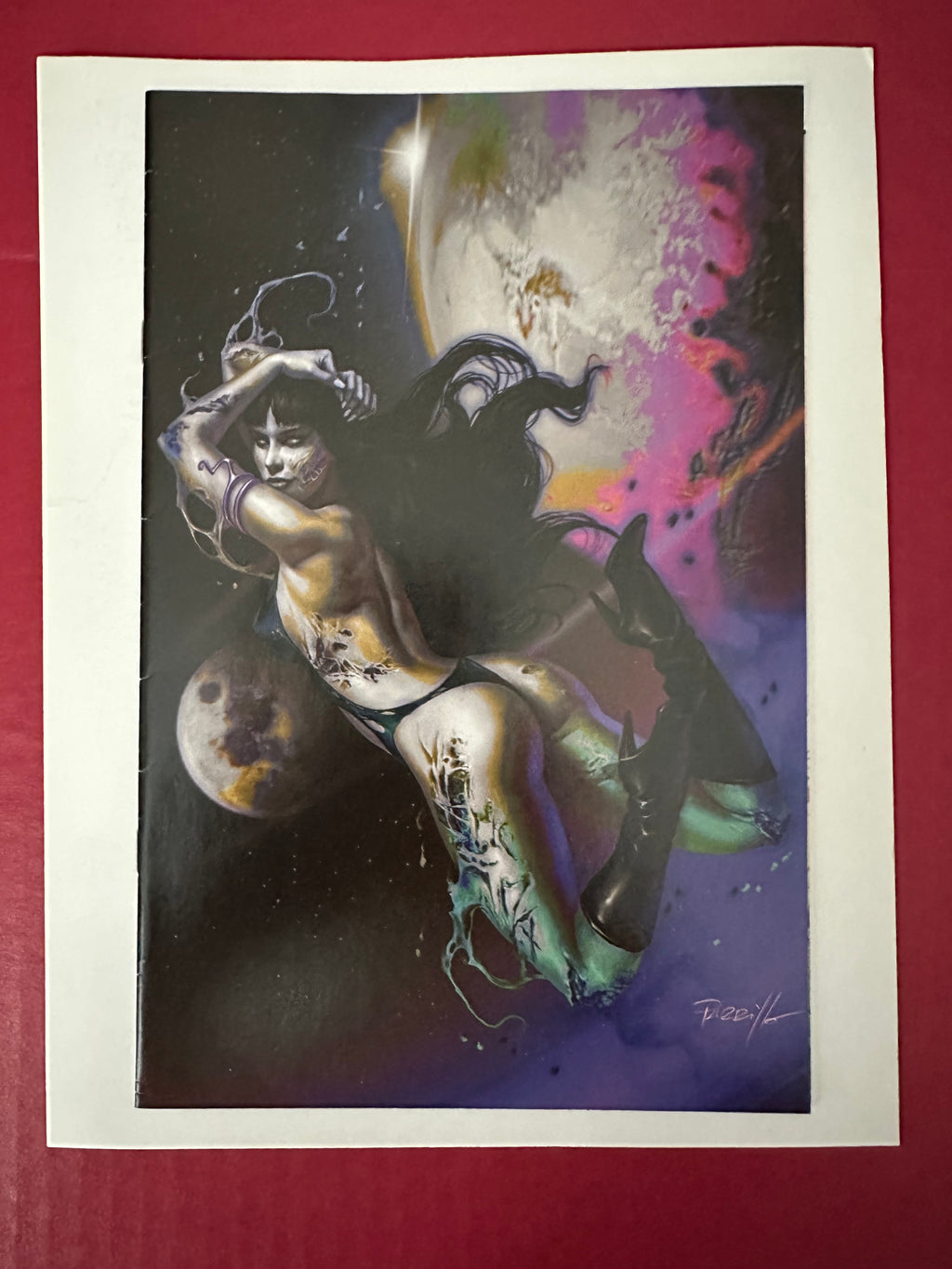 Die!Namite Never Dies #1 (2022) Incentive 15 Copy Lucio Parrillo Ultraviolet Virgin Variant Cover by Ugly Monkey Comics
