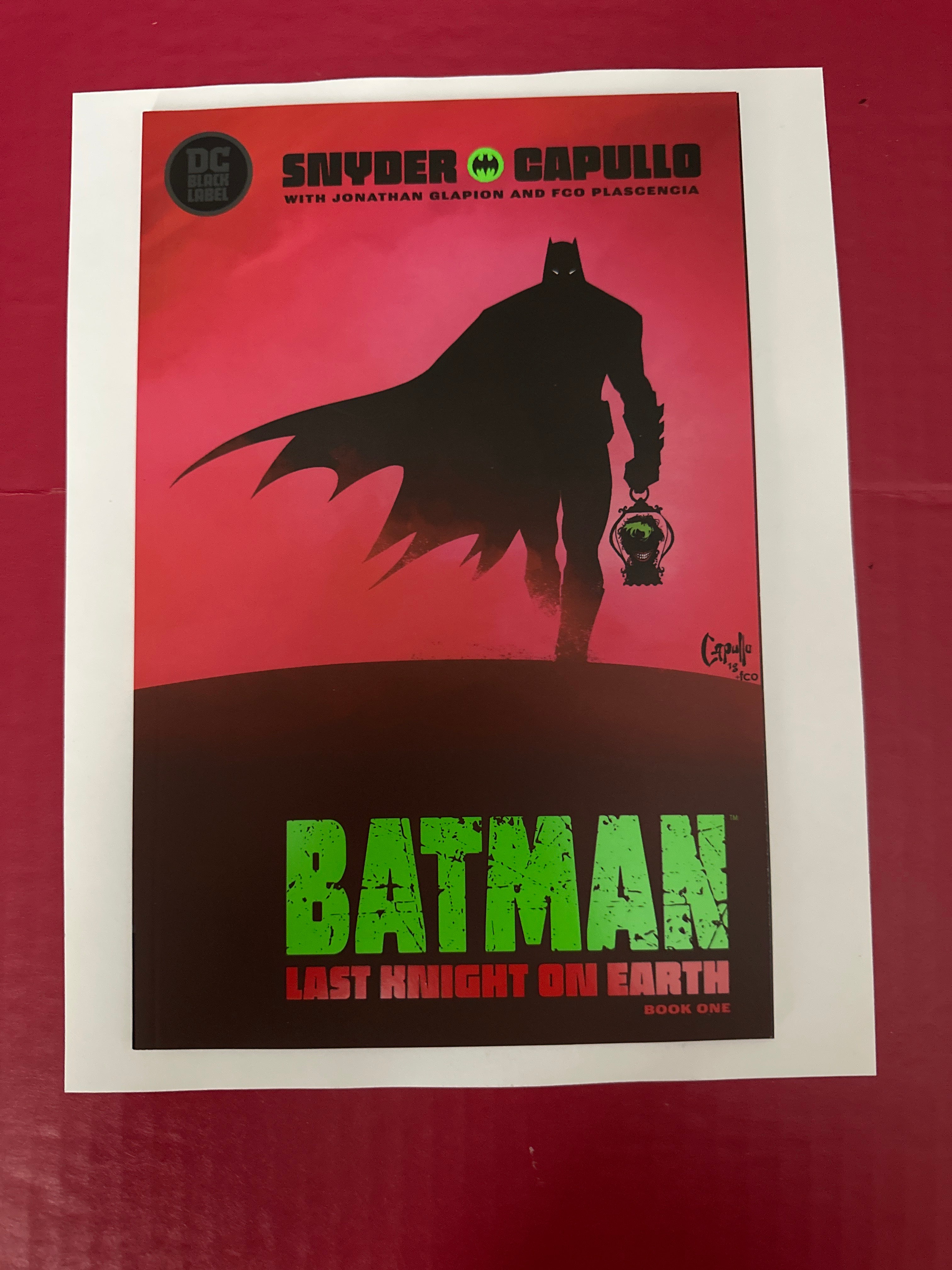Batman: Last Knight On Earth #1A (DC Comics 2019) 1st mention of Omega by Ugly Monkey Comics