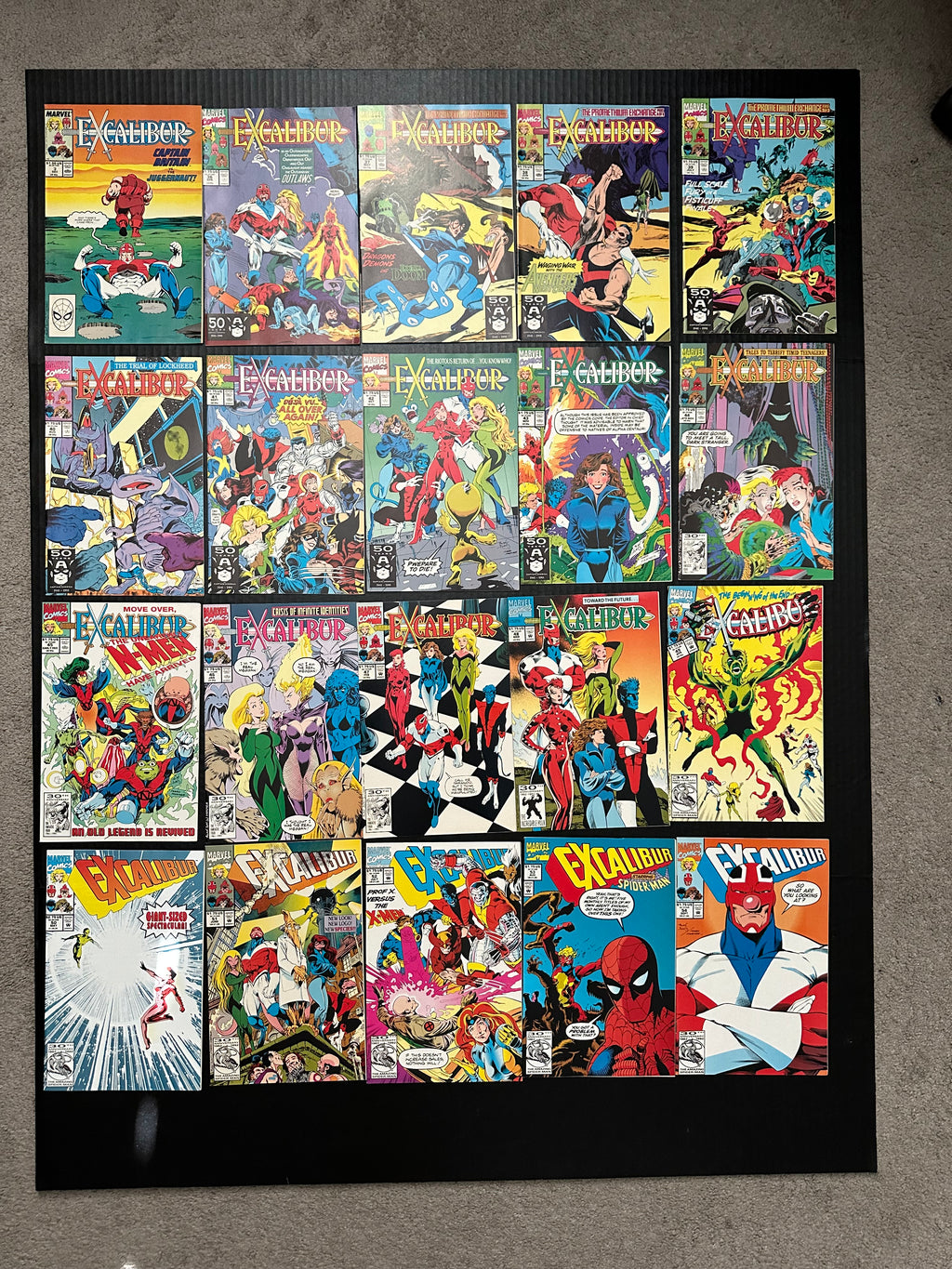 Lot of 32 Excalibur Comics includes 6 keys (1988 - 1993) Marvel Comics by Ugly Monkey Comics