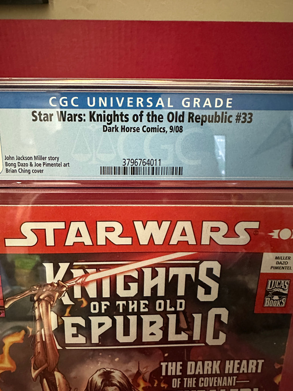 Star Wars Knights of the Old Republic (2008) #33 Graded CGC 9.6 KEY by Ugly Monkey Comics