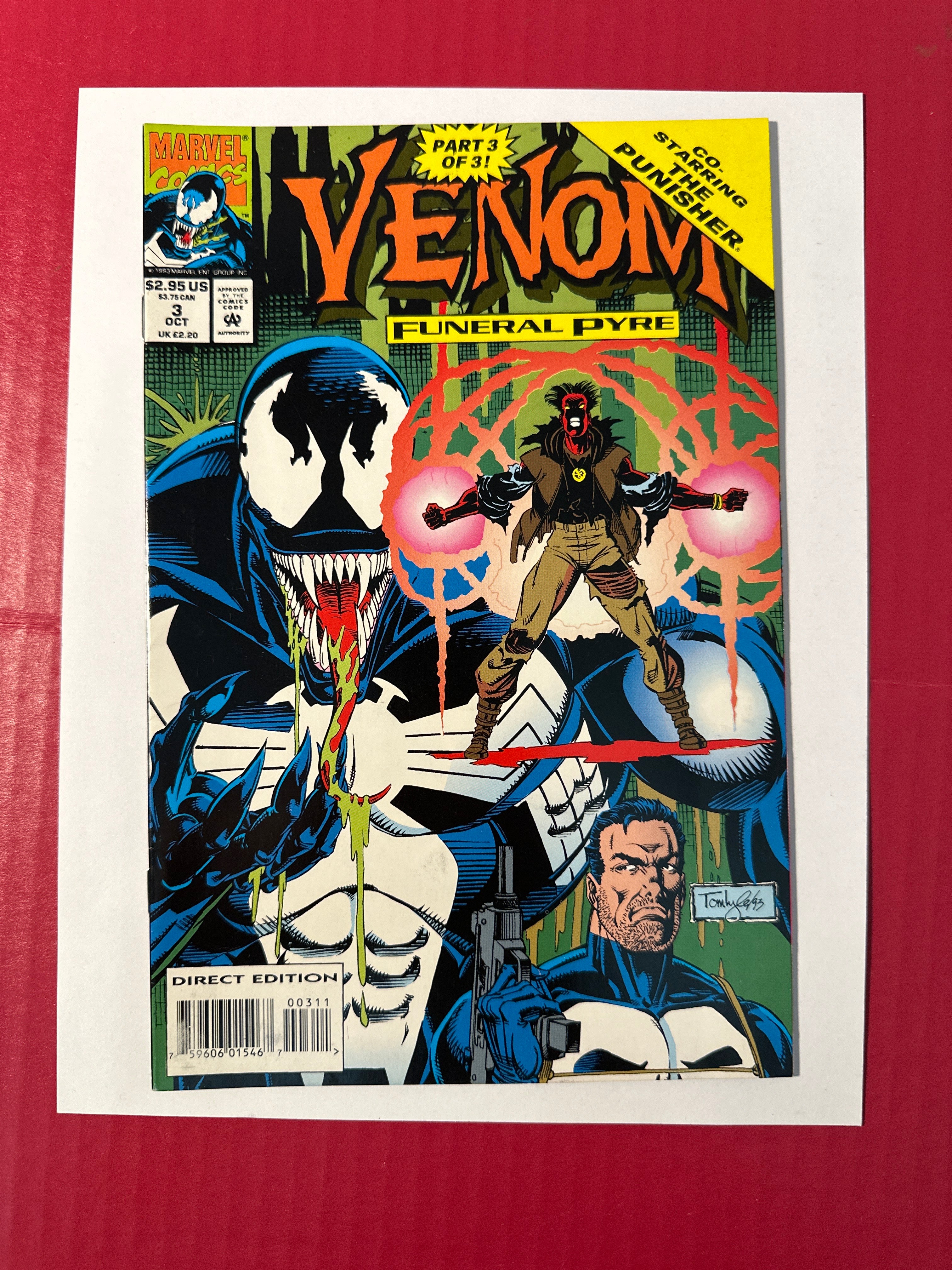 Venom: Funeral Pyre #3 (Marvel Comics 1993) by Ugly Monkey Comics