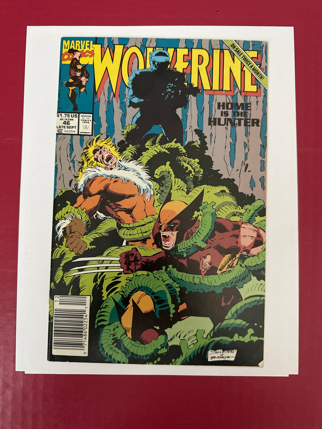 Wolverine, Vol. 2 #46B (1991) Newsstand Edition by Ugly Monkey Comics