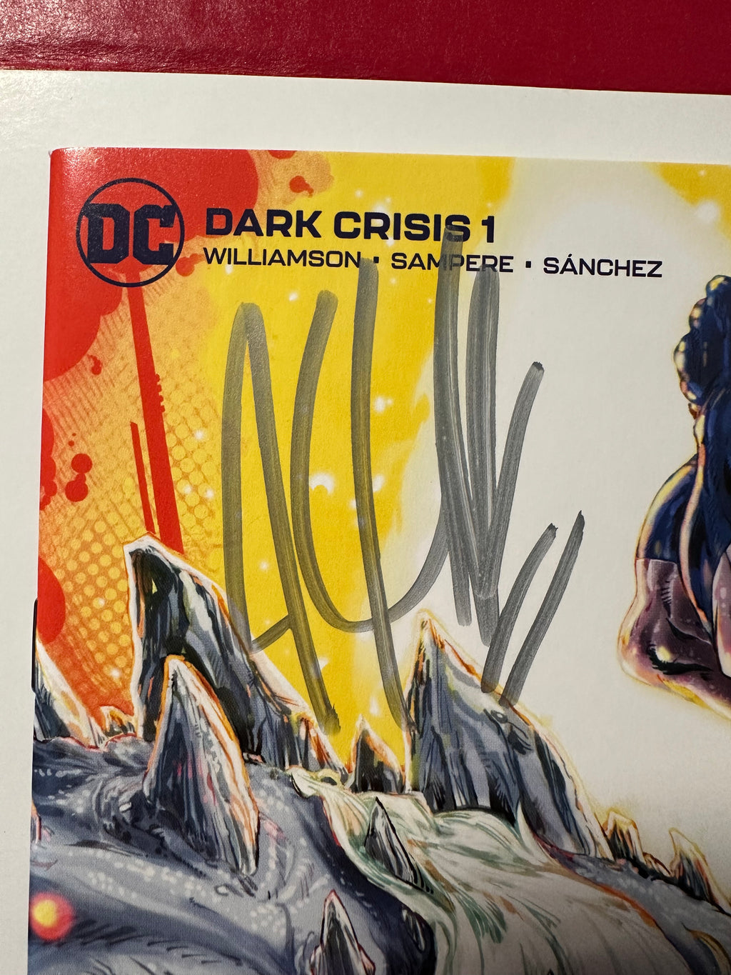 Dark Crisis, Vol. 1 #1 (2022) Dan Schoening Card Stock Variant Signed by Joshua Williamson by Ugly Monkey Comics
