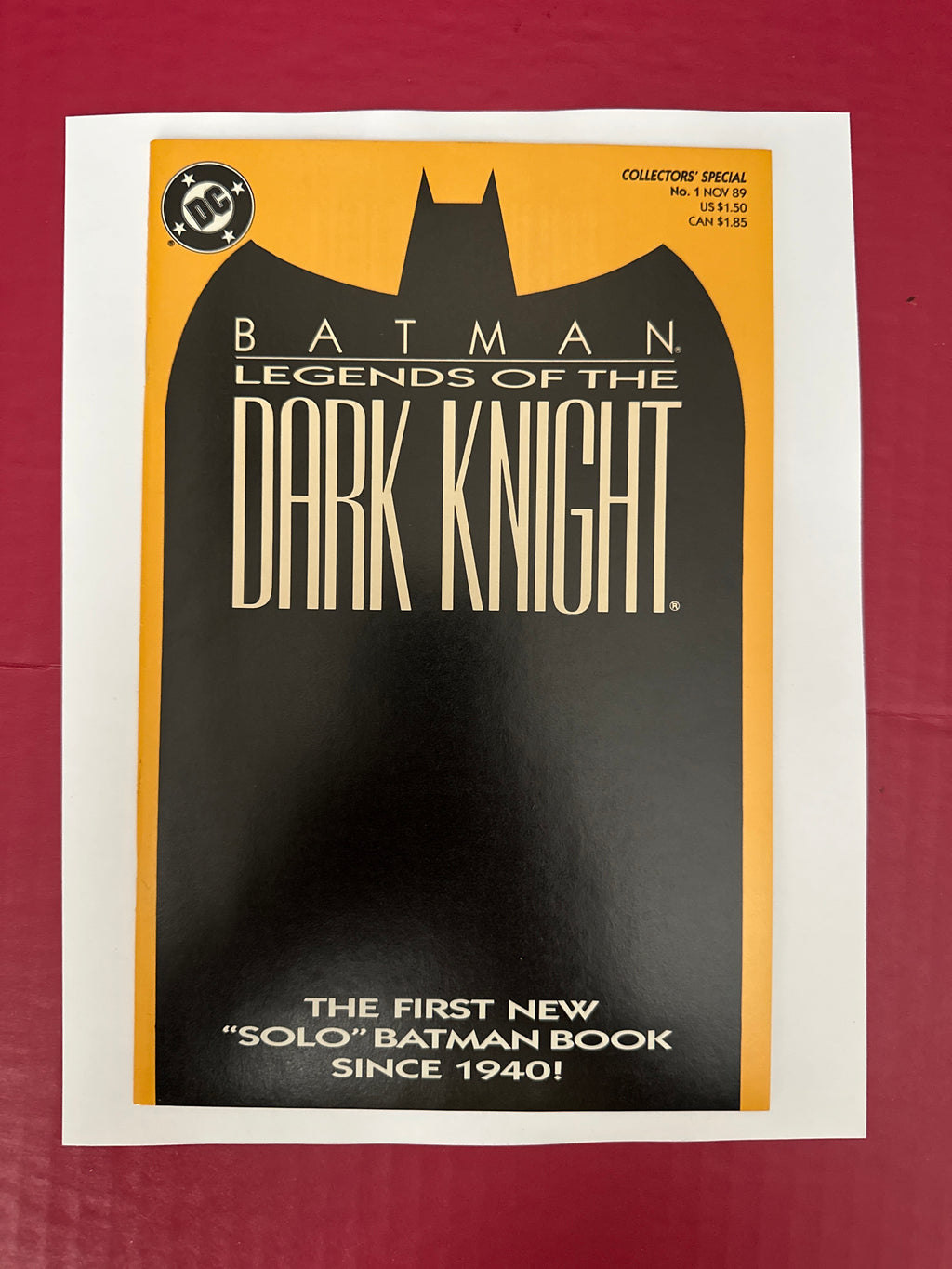 Batman: Legends of the Dark Knight #1D (DC Comics 1989) Premiere Issue by Ugly Monkey Comics