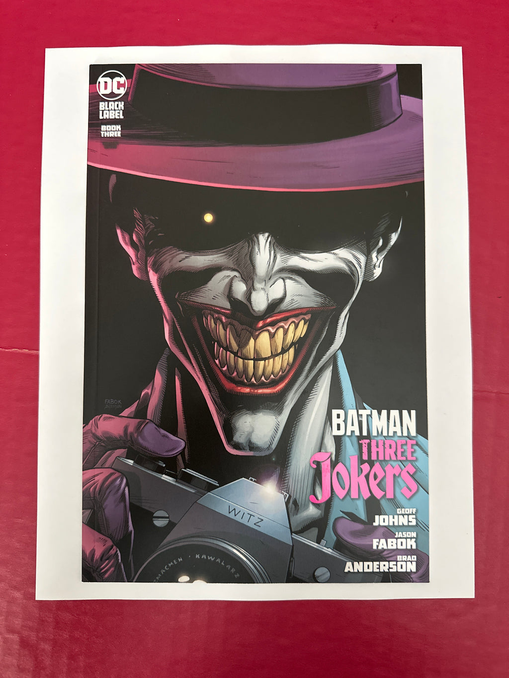Batman: Three Jokers #3E (DC Comics 2020) by Ugly Monkey Comics