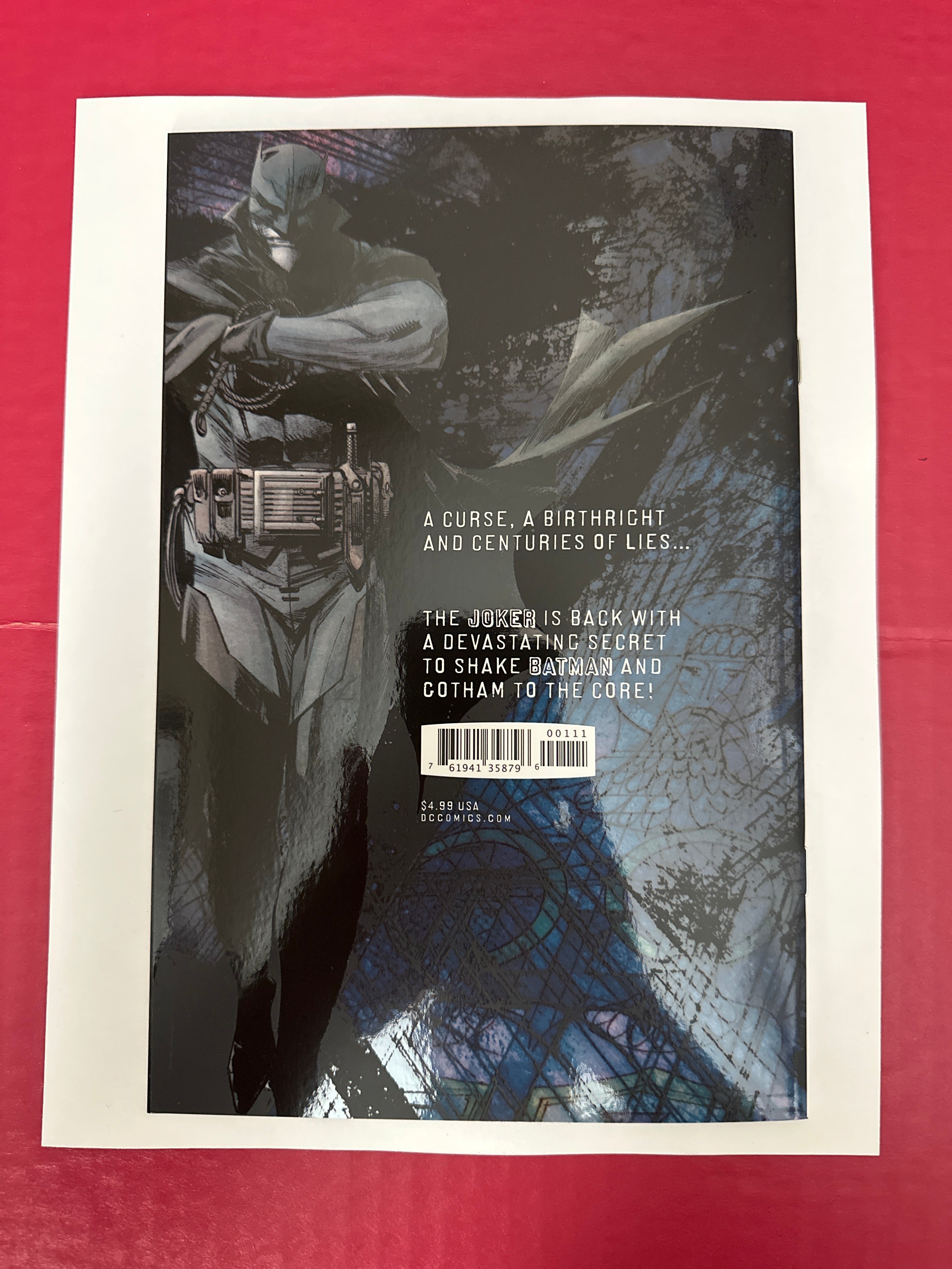 Batman: Curse of the White Knight #1A (DC Comics 2019) 1st appearance by Ugly Monkey Comics