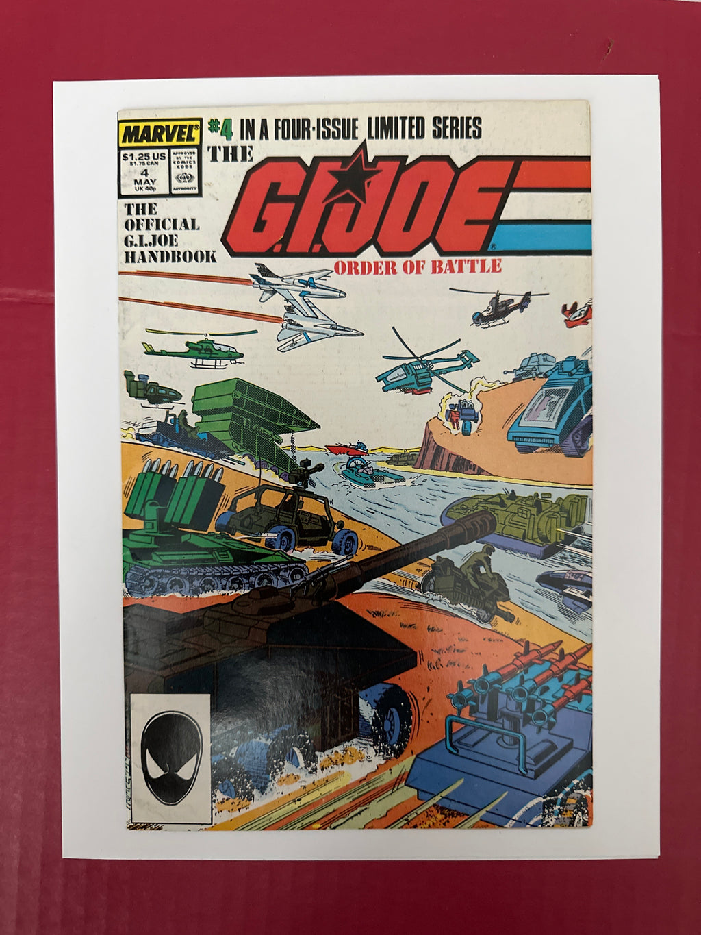 G.I. Joe: Order of Battle #4A (Marvel Comics 1986) by Ugly Monkey Comics