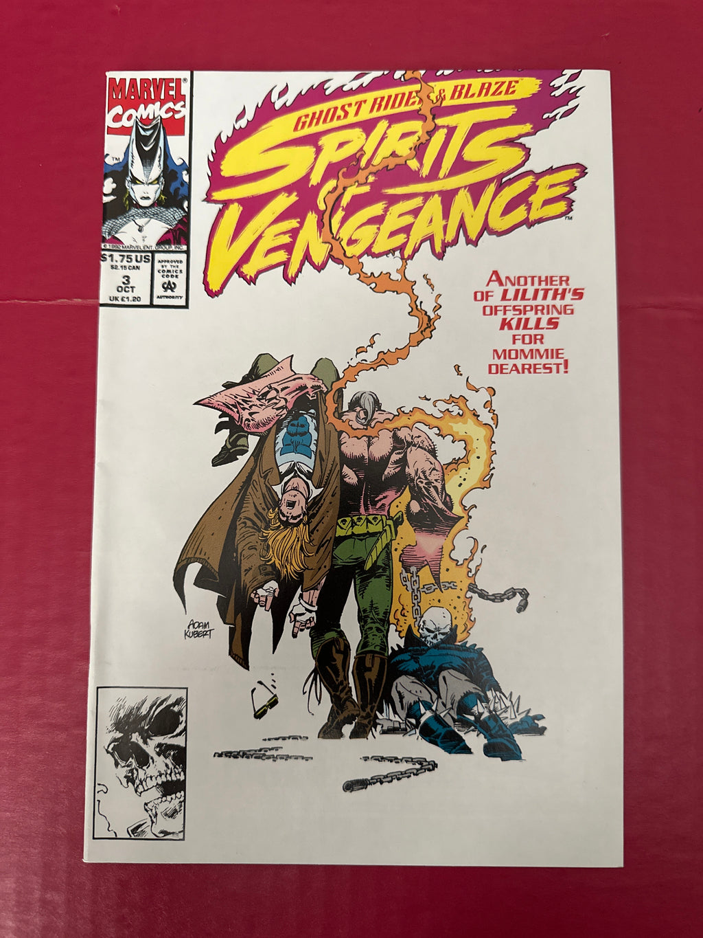 Ghost Rider / Blaze: Spirits of Vengeance #3A (Marvel Comics 1992) by Ugly Monkey Comics