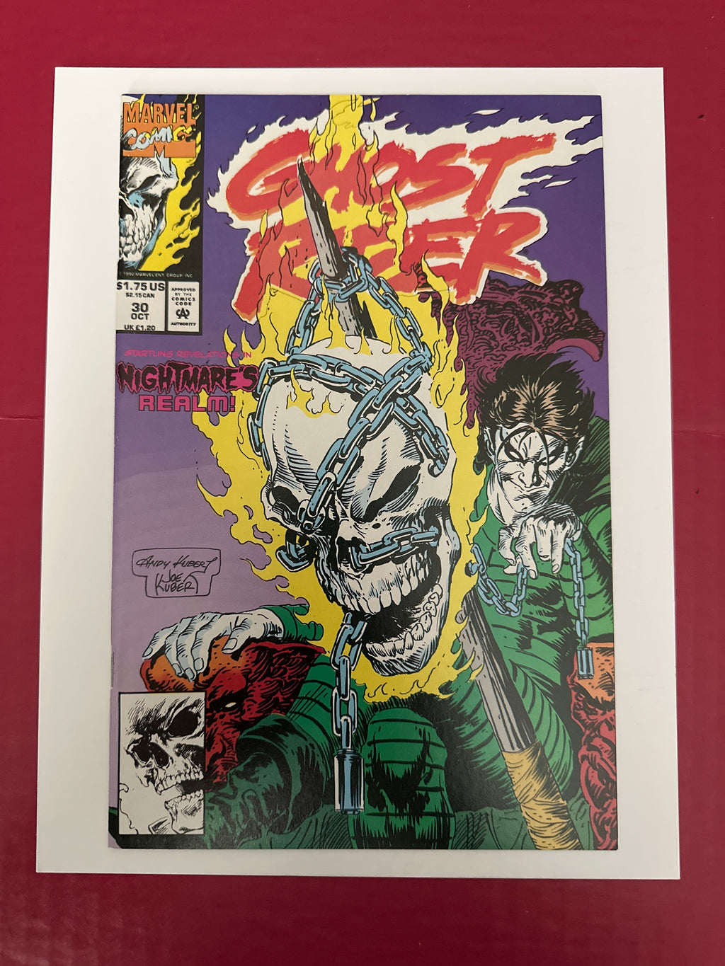 Ghost Rider, Vol. 2 (1990-1998) #30A (Marvel Comics 1992) by Ugly Monkey Comics