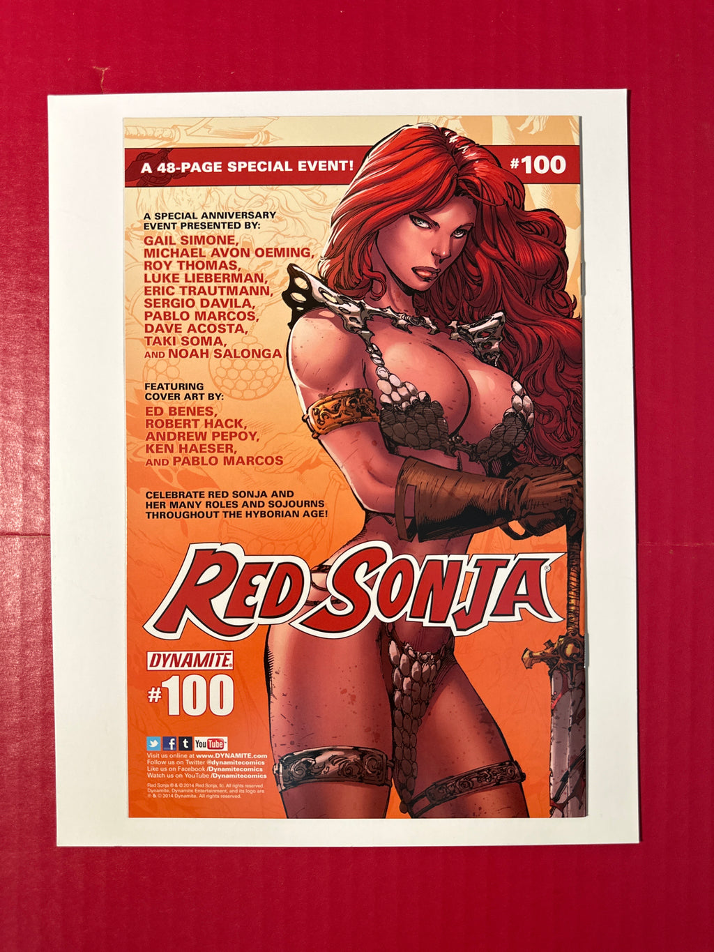 Vampirella, Vol. 2 #8 (Dynamite Entertainment 2015) Mike Mayhew Regular by Ugly Monkey Comics