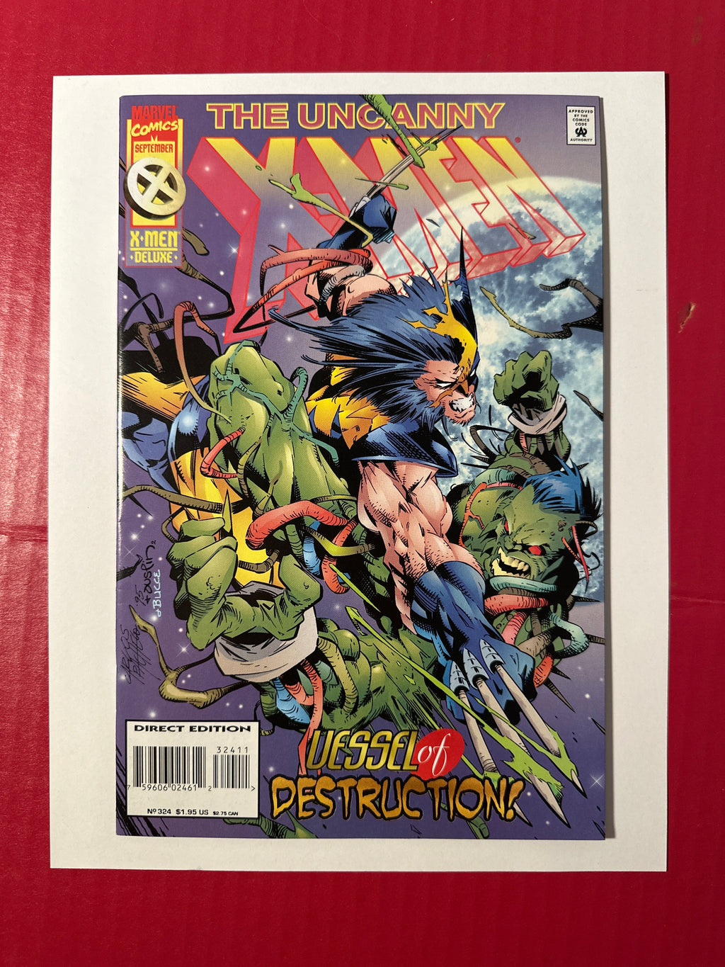 The Uncanny X-Men, Vol. 1 #324 (Marvel Comics 1995) Direct Deluxe Edition by Ugly Monkey Comics