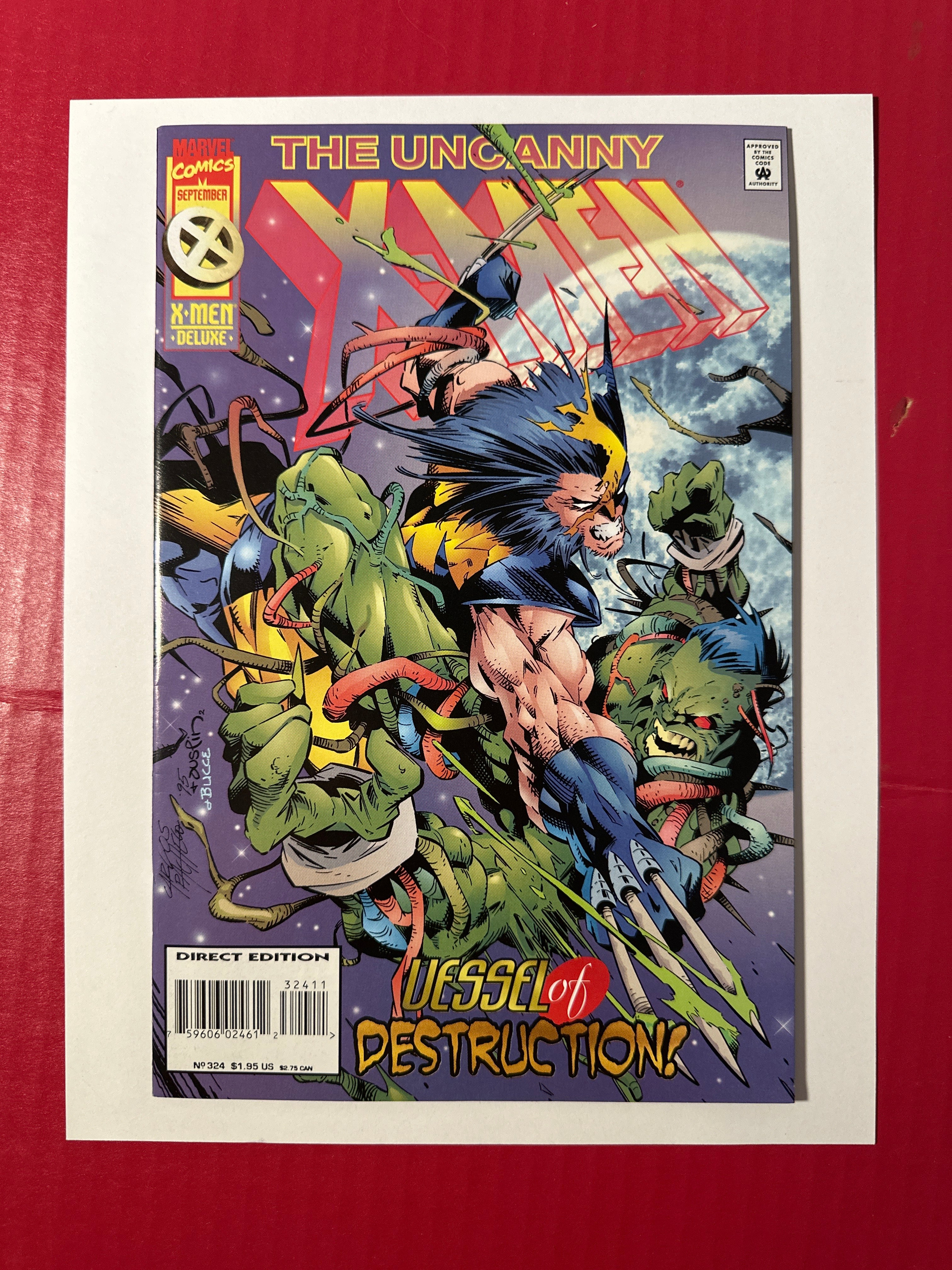 The Uncanny X-Men, Vol. 1 #324 (Marvel Comics 1995) Direct Deluxe Edition by Ugly Monkey Comics
