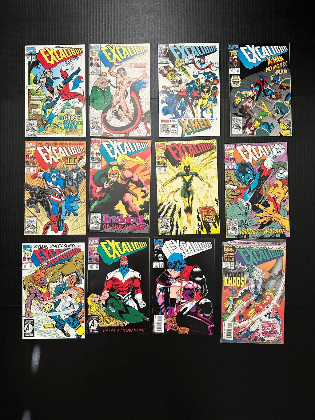 Lot of 32 Excalibur Comics includes 6 keys (1988 - 1993) Marvel Comics by Ugly Monkey Comics