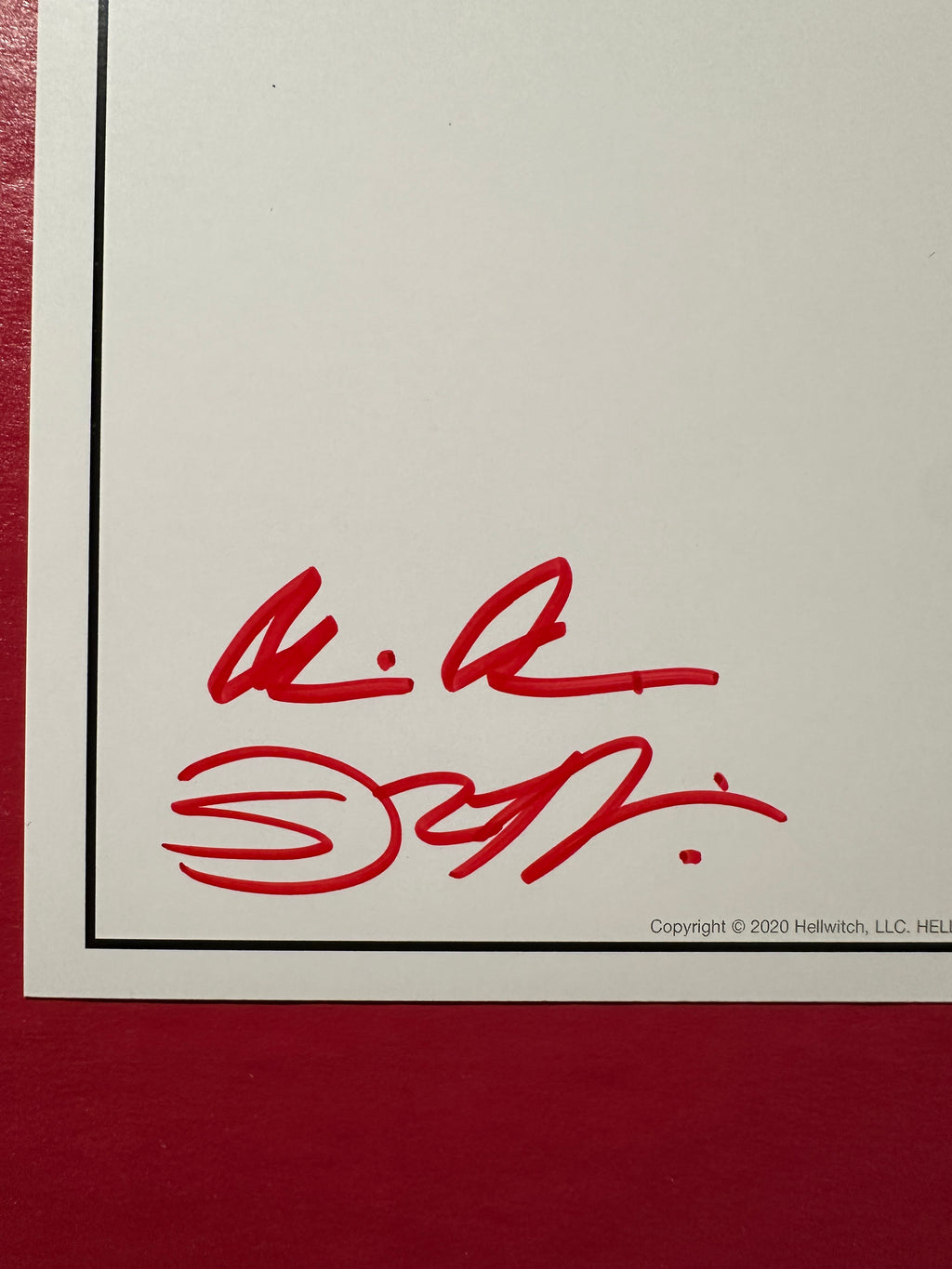 Hellwitch: Sacrilegious 11x17 Poster Signed by Sorah Suhng and Brian Pulido