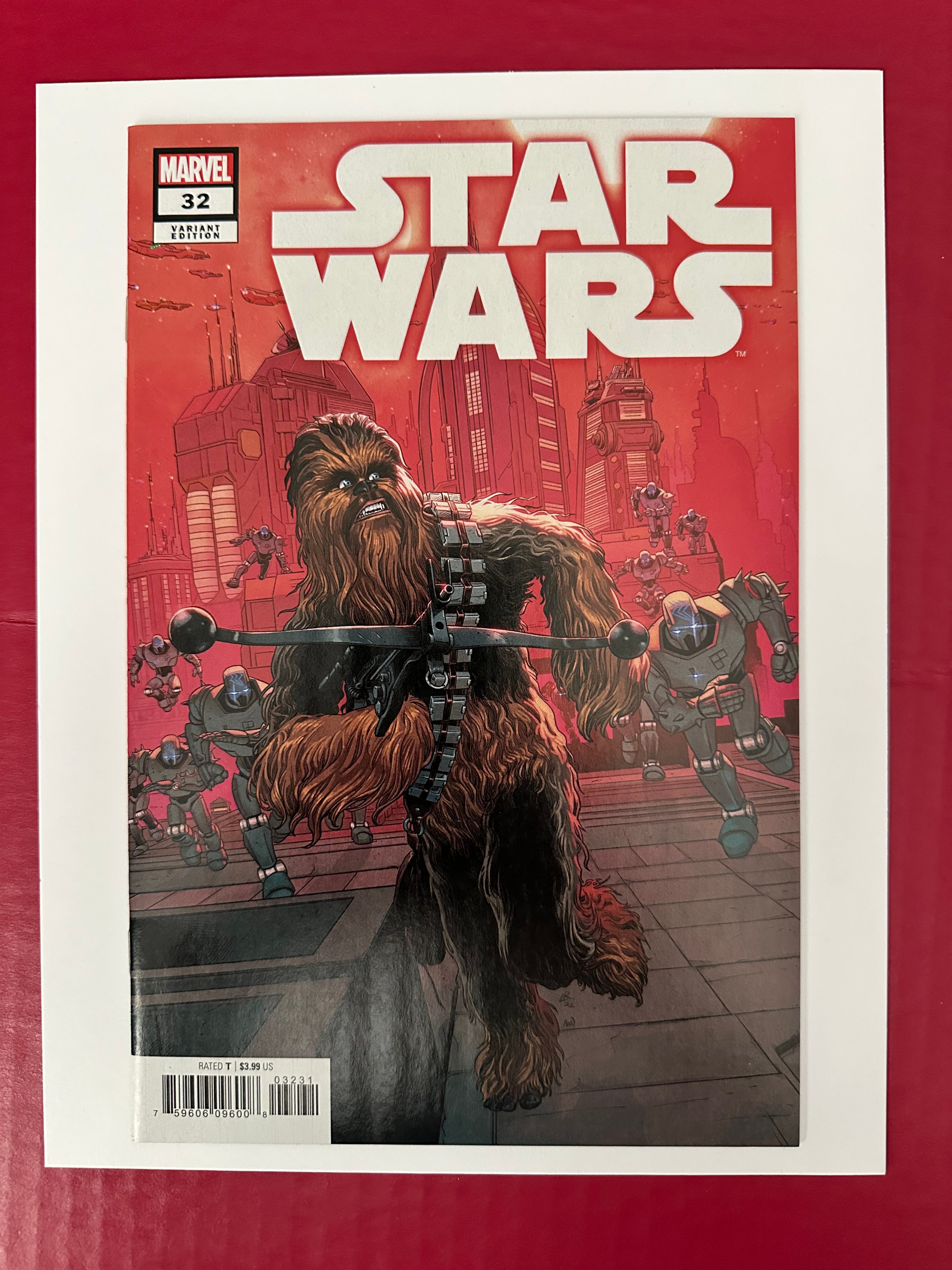 Star Wars, Vol. 3 (Marvel) #32C (2023) 1:25 Retailer Incentive Variant Cover by Ugly Monkey Comics
