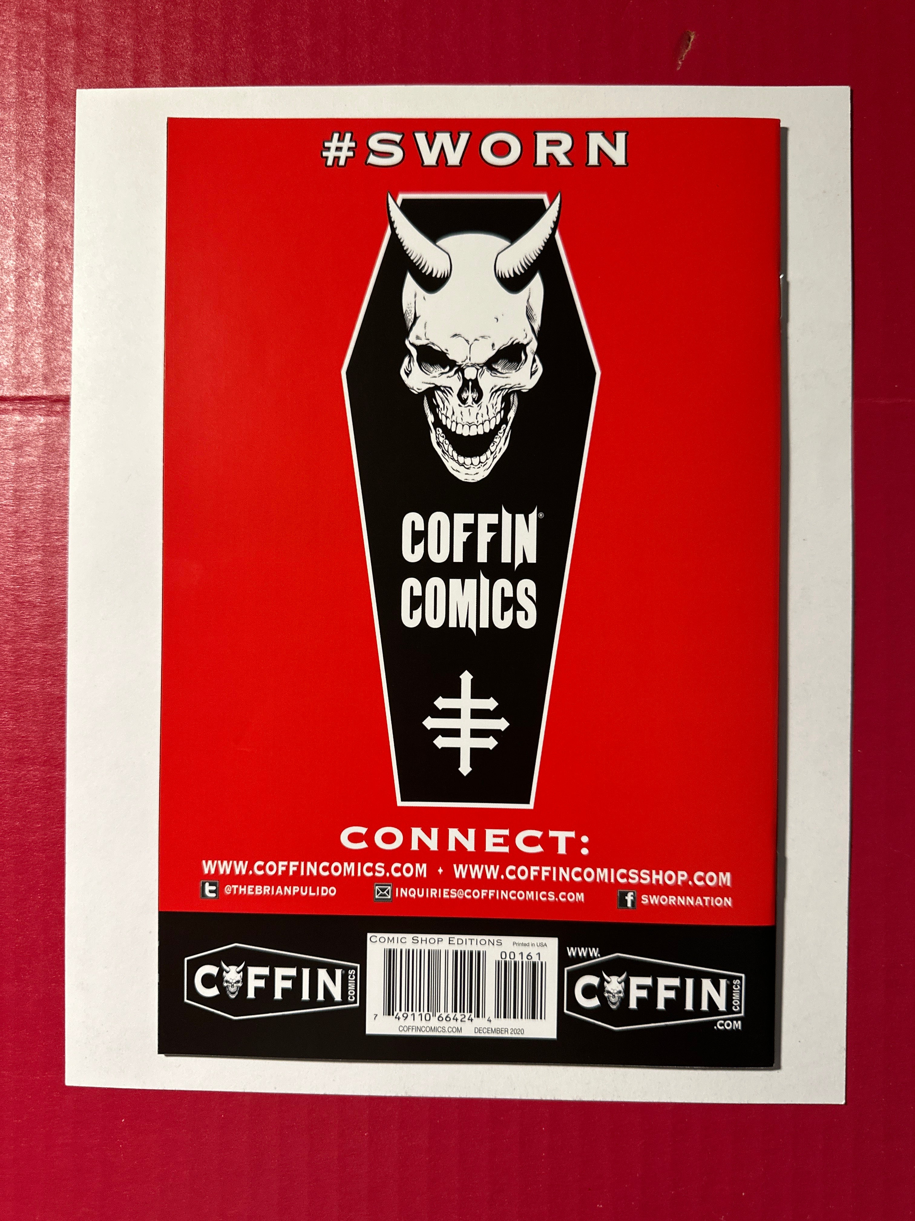 Hellwitch: The Forsaken #1E (Coffin Comics 2020) Jenevieve Broomall Elite Varaint by Ugly Monkey Comics