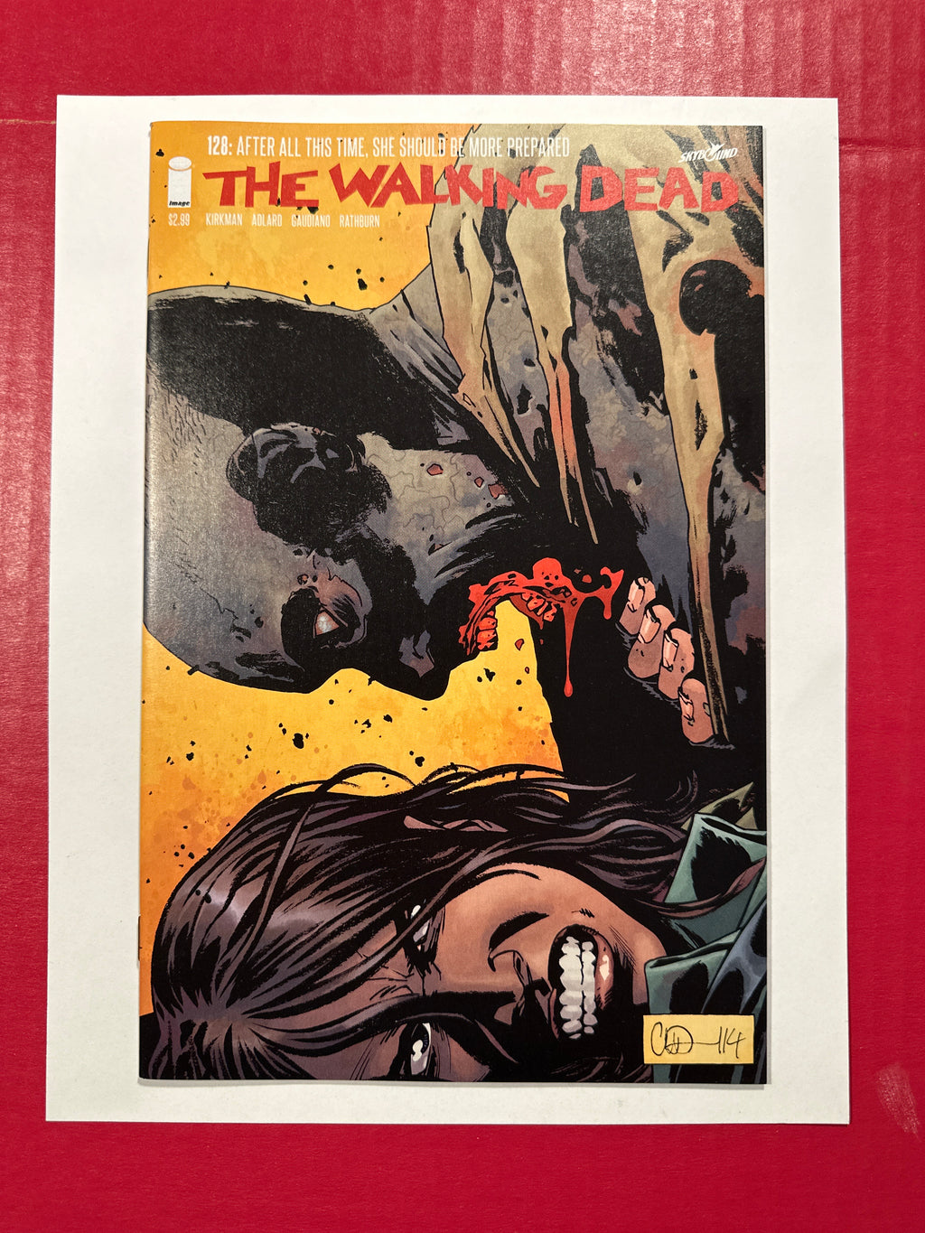 The Walking Dead #128 (Image Comics 2014) Adlard & Stewart Cover by Ugly Monkey Comics