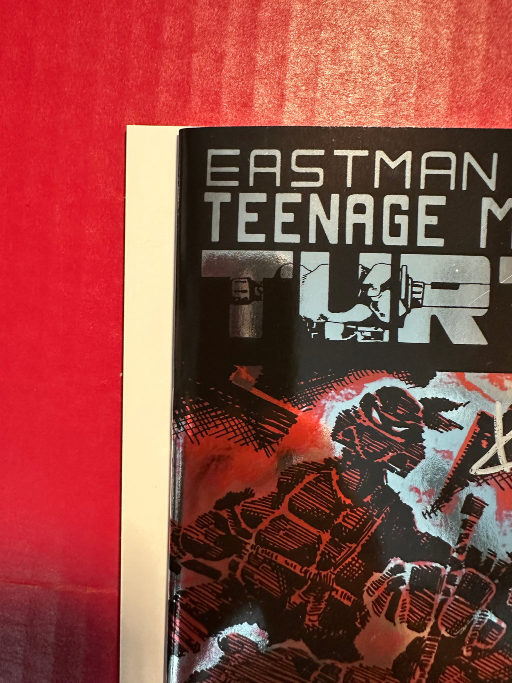 Teenage Mutant Ninja Turtles Reprint #1AN (IDW 2026) Signed Eastman by Ugly Monkey Comics