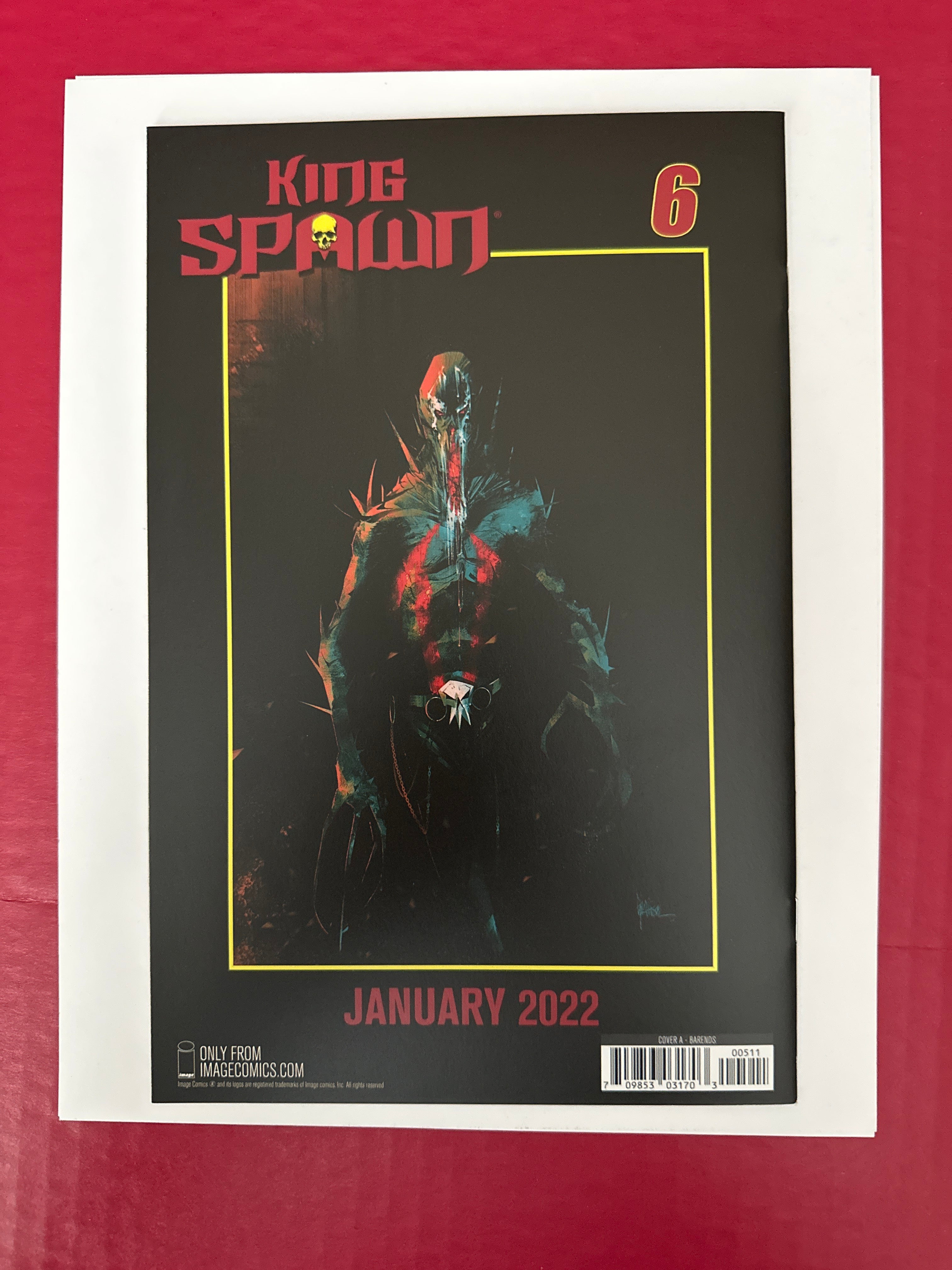 King Spawn #5A (2021) 1st app. Disruptor (Jason Wynn) by Ugly Monkey Comics