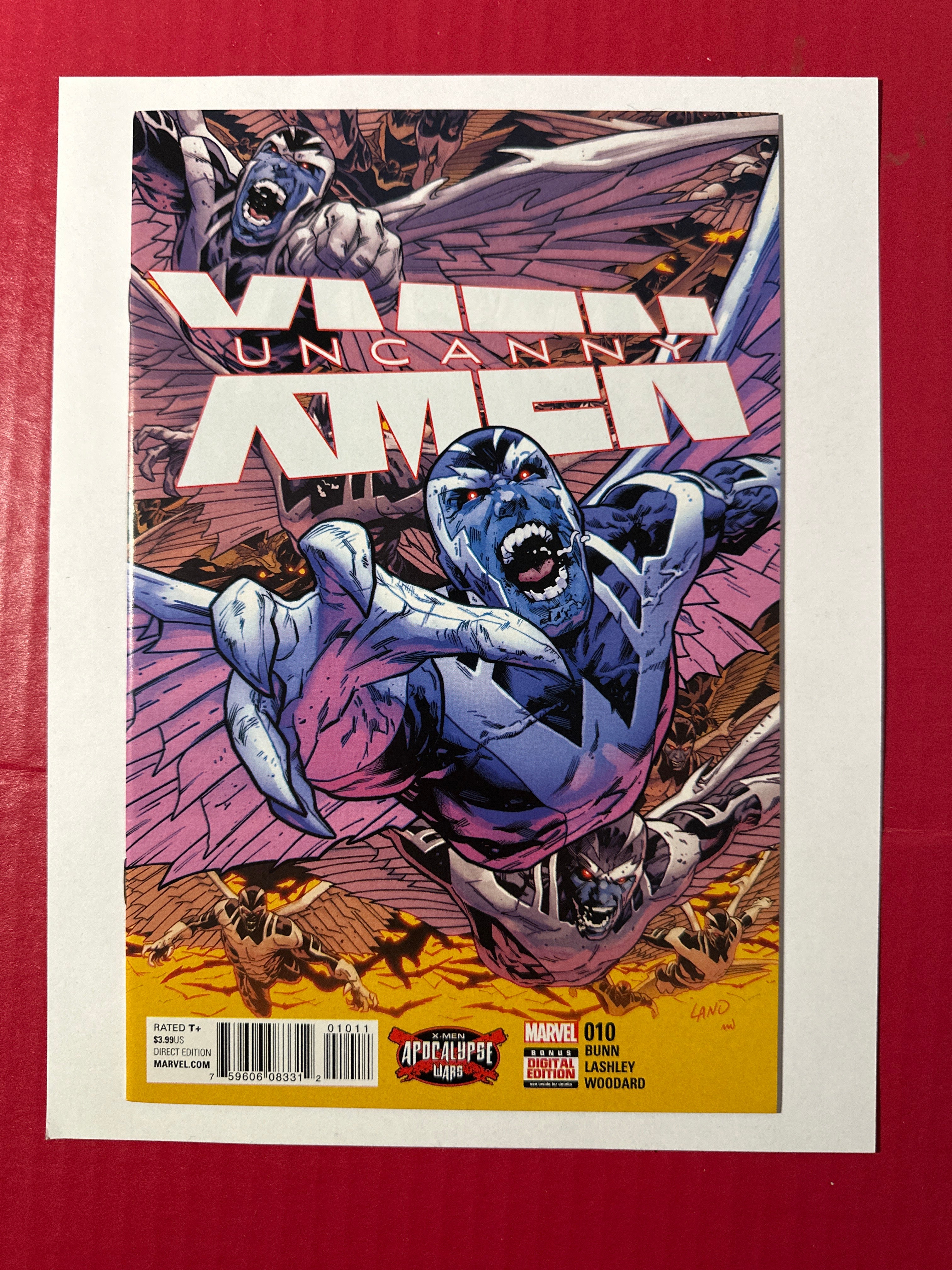 Uncanny X-Men, Vol. 4 #10A (Marvel Comics 2016) Greg Land Regular Cover by Ugly Monkey Comics