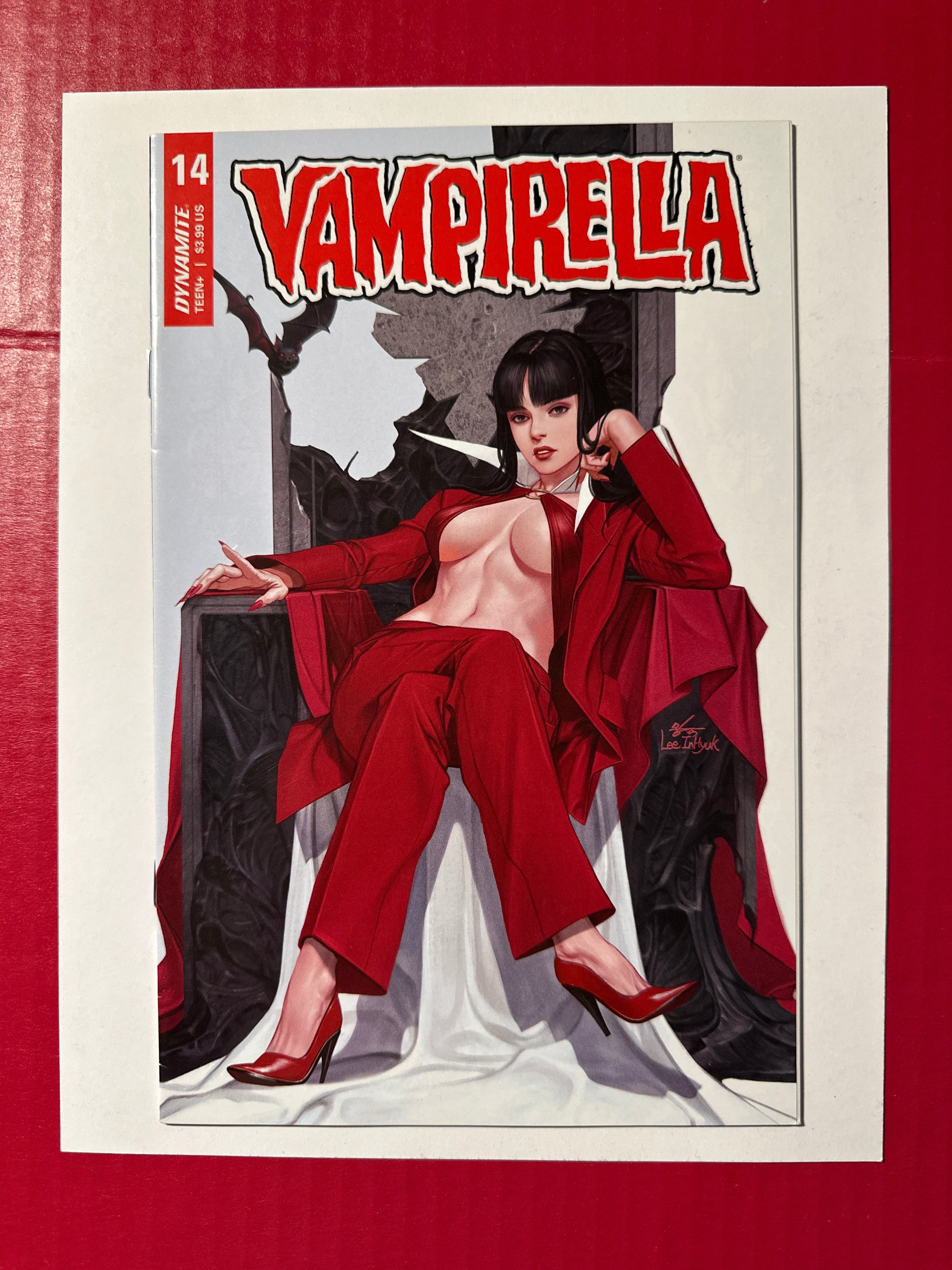 Vampirella, Vol. 6 #14B (Dynamite Entertainment 2020) Variant Inhyuk Lee Cover by Ugly Monkey Comics