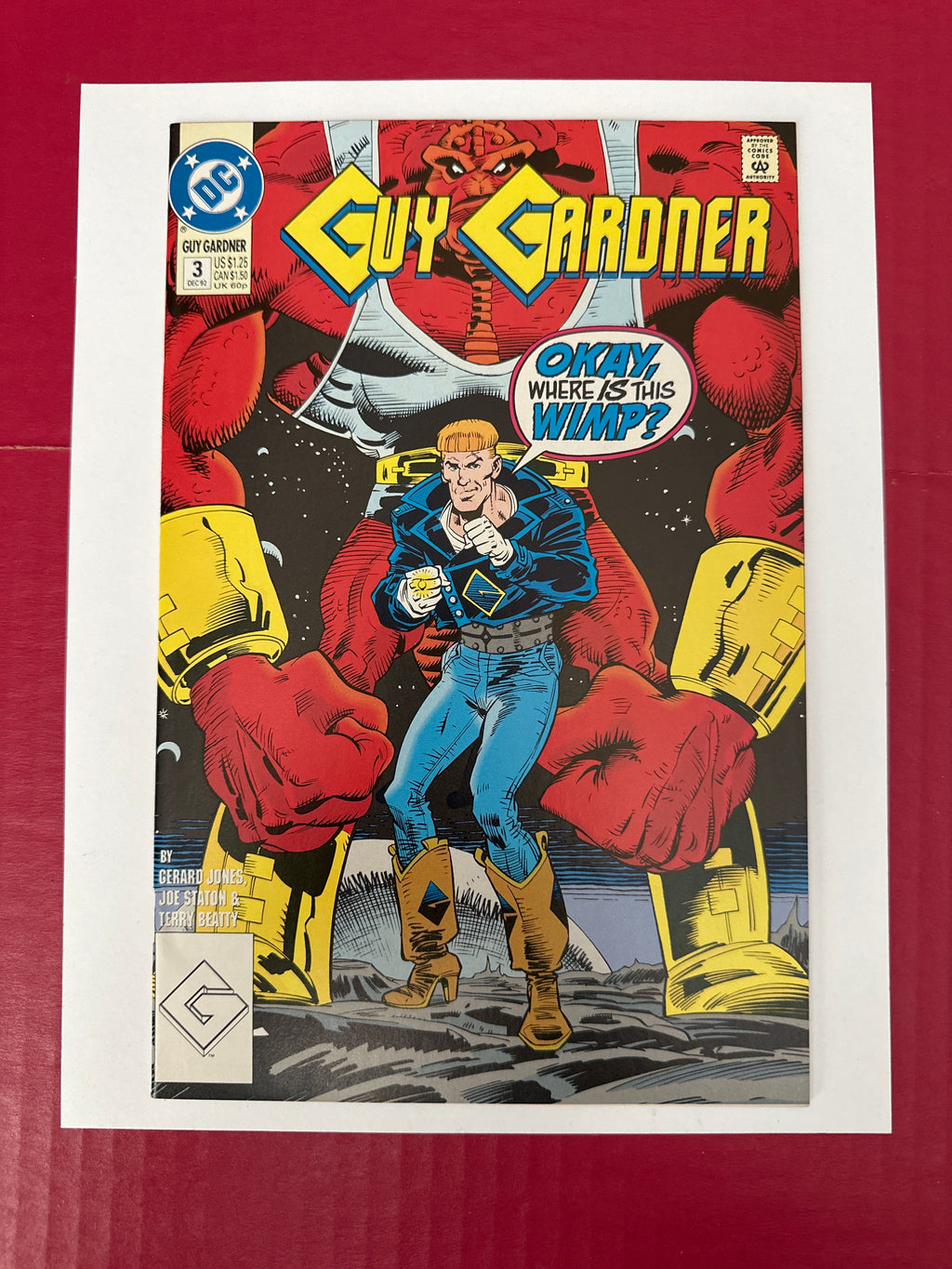 Guy Gardner: Warrior #3 (DC Comics 1992) Direct Edition by Ugly Monkey Comics