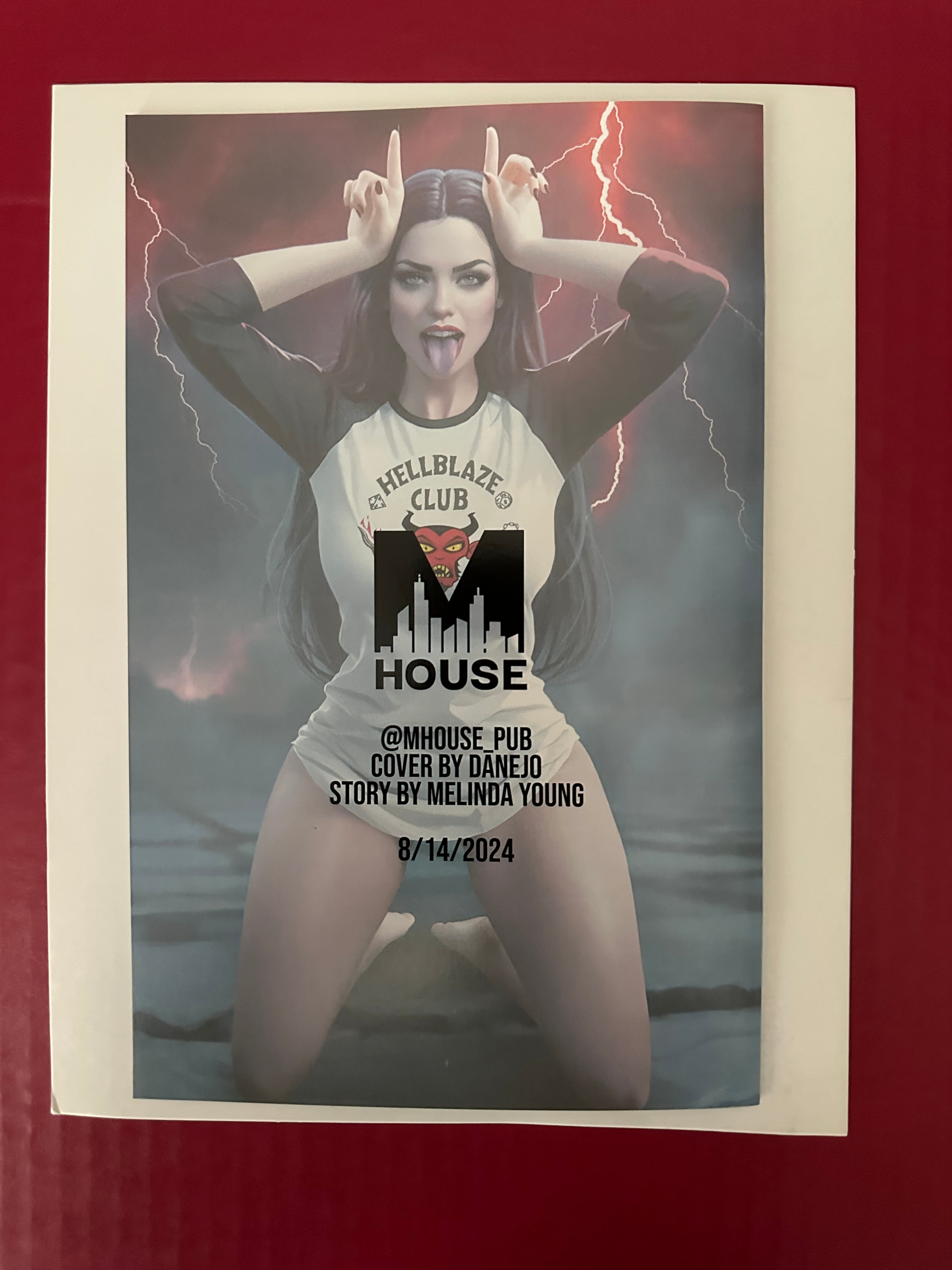 Peyton Blue #1 (2024) Hellblaze Full Naughty Virgin Variant