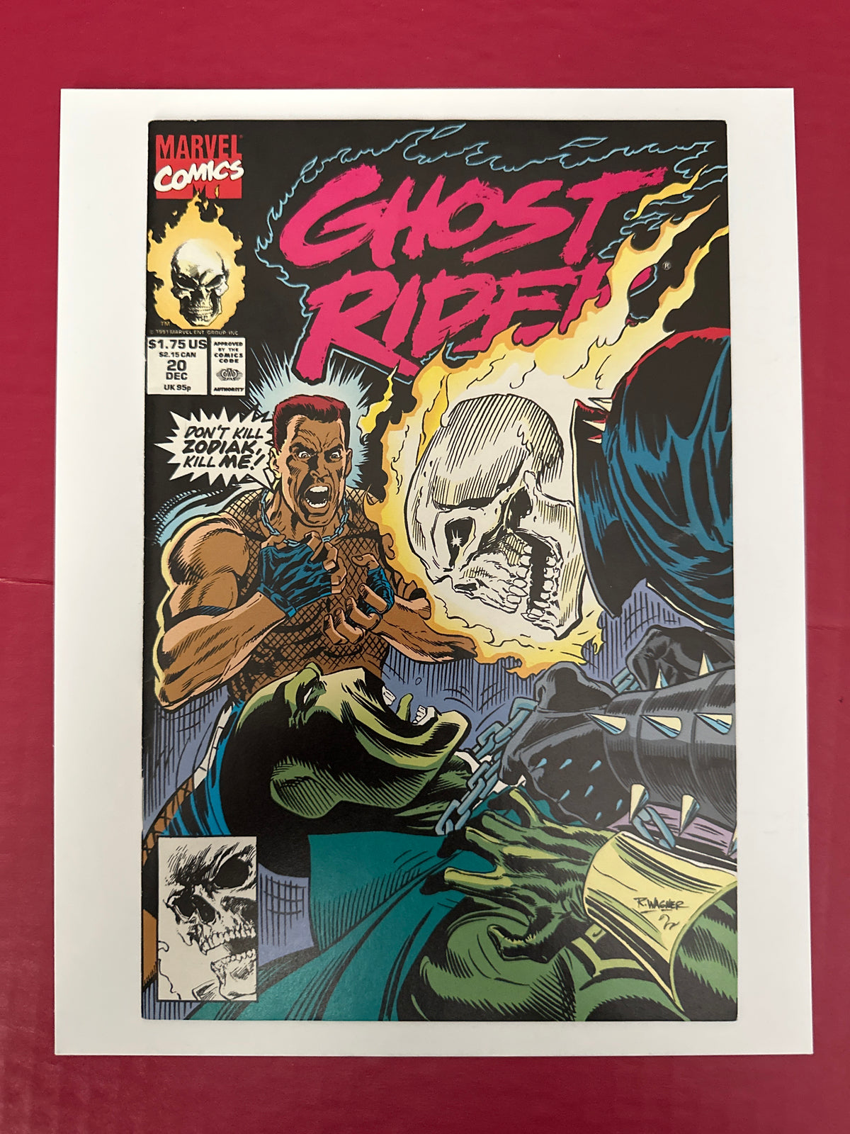 Ghost Rider, Vol. 2 (1990-1998) #20A (Marvel Comics 1991) by Ugly Monkey Comics