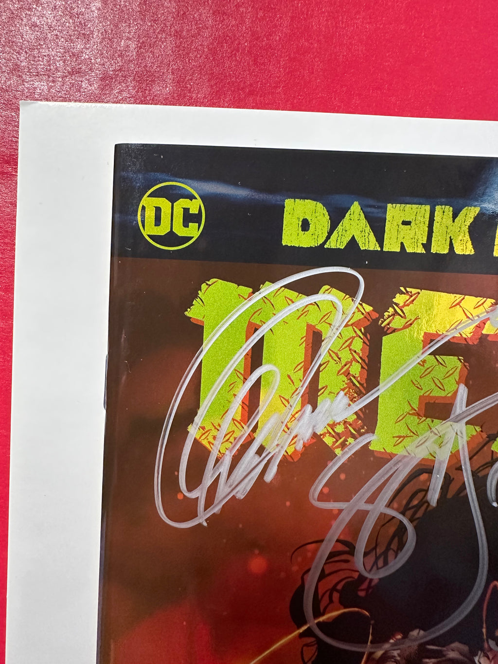 Dark Nights: Metal #6 (2018) Exclusive Gold Foil Variant Key First Appearance Triple Signed by Ugly Monkey Comics