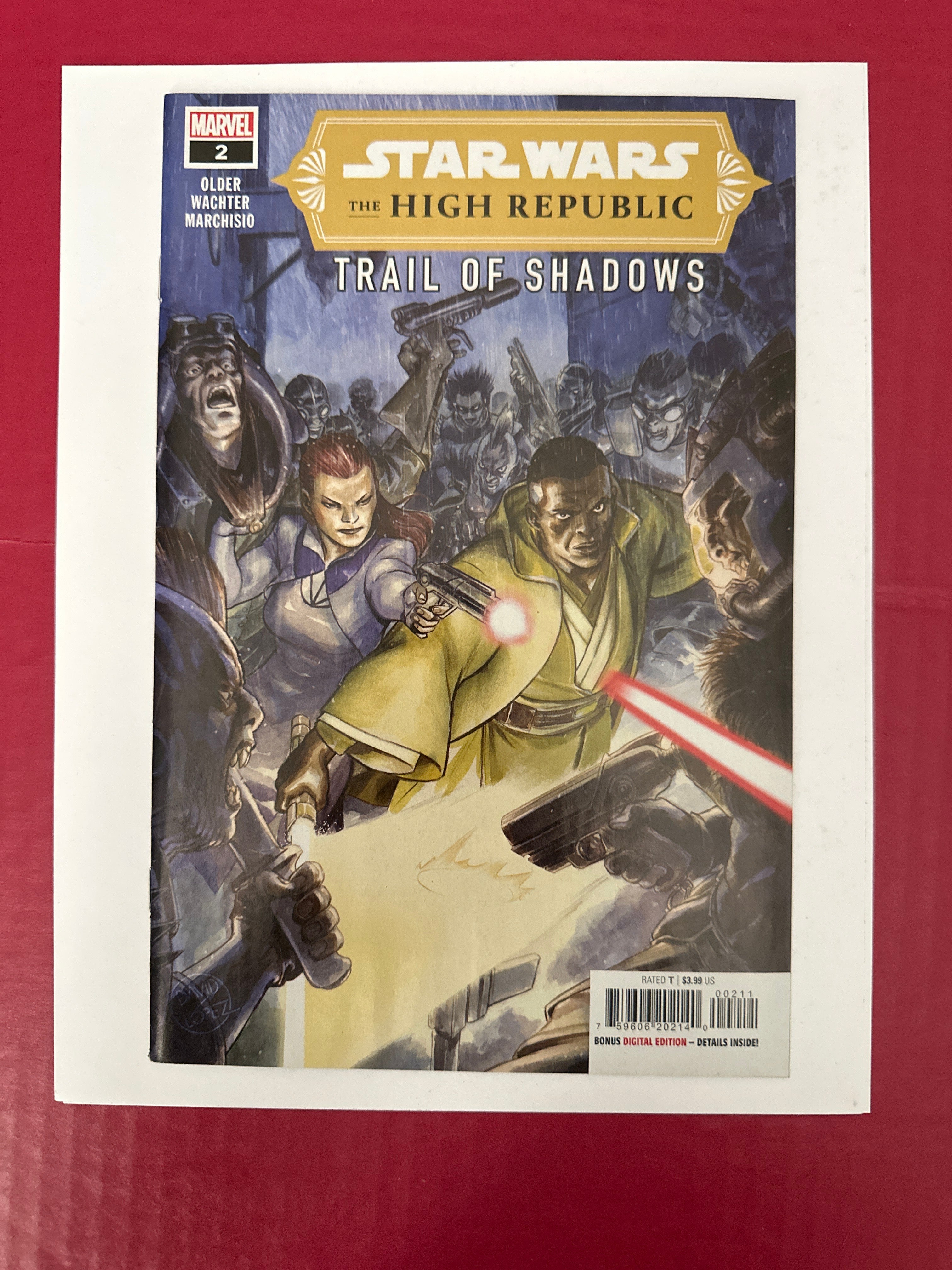Star Wars: The High Republic - Trail of Shadows #2A (Marvel Comics 2021) 1st cameo app. Senator Ghirra Starros, 1st app. Chancellor Lina Soh by Ugly Monkey Comics
