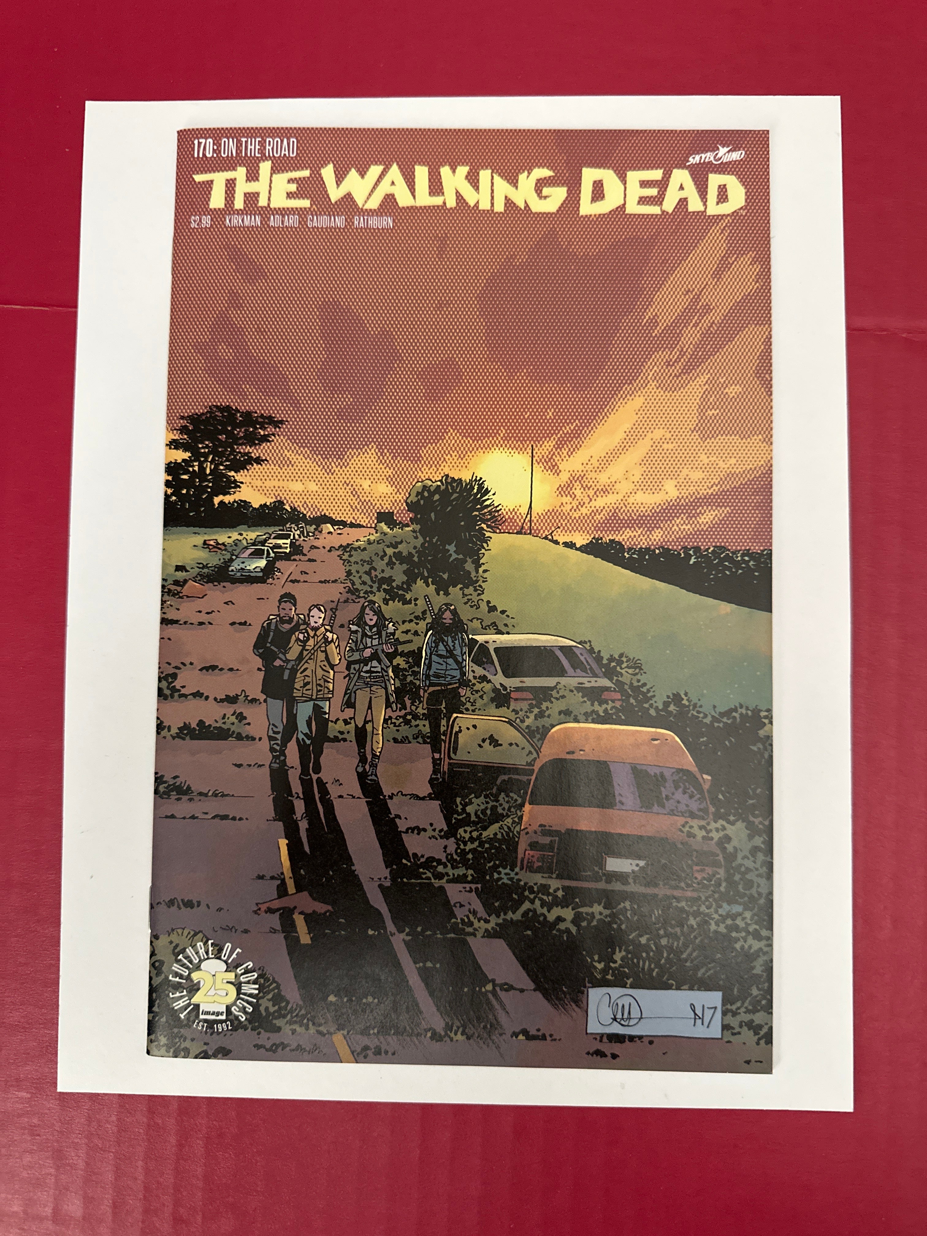 The Walking Dead #170 (Image Comics 2017) Charlie Adlard & Dave Stewart Cover by Ugly Monkey Comics