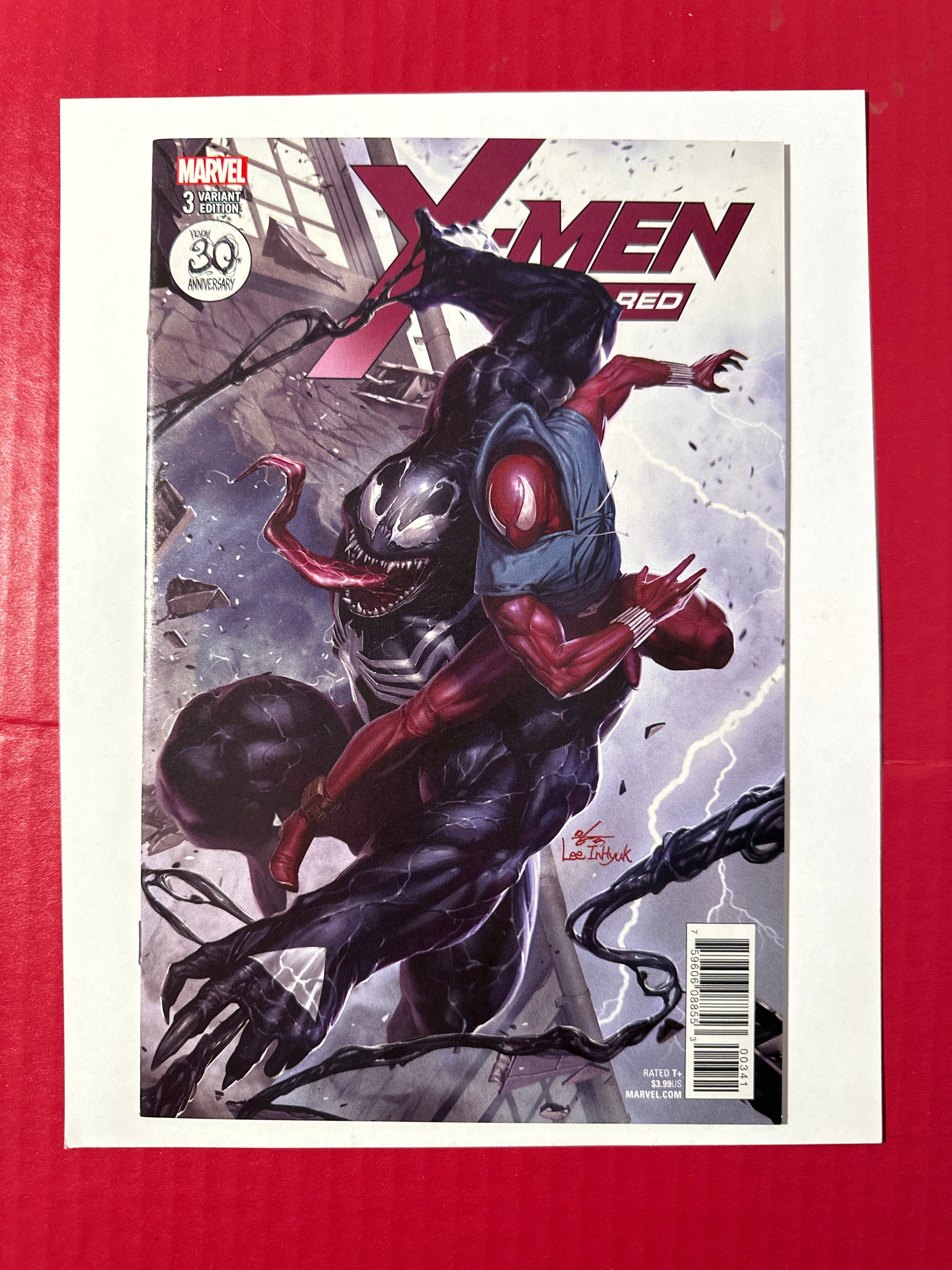 X-Men: Red #3D (Marvel Comics 2018) In-Hyuk Lee Venom 30th Anniversary Cover by Ugly Monkey Comics