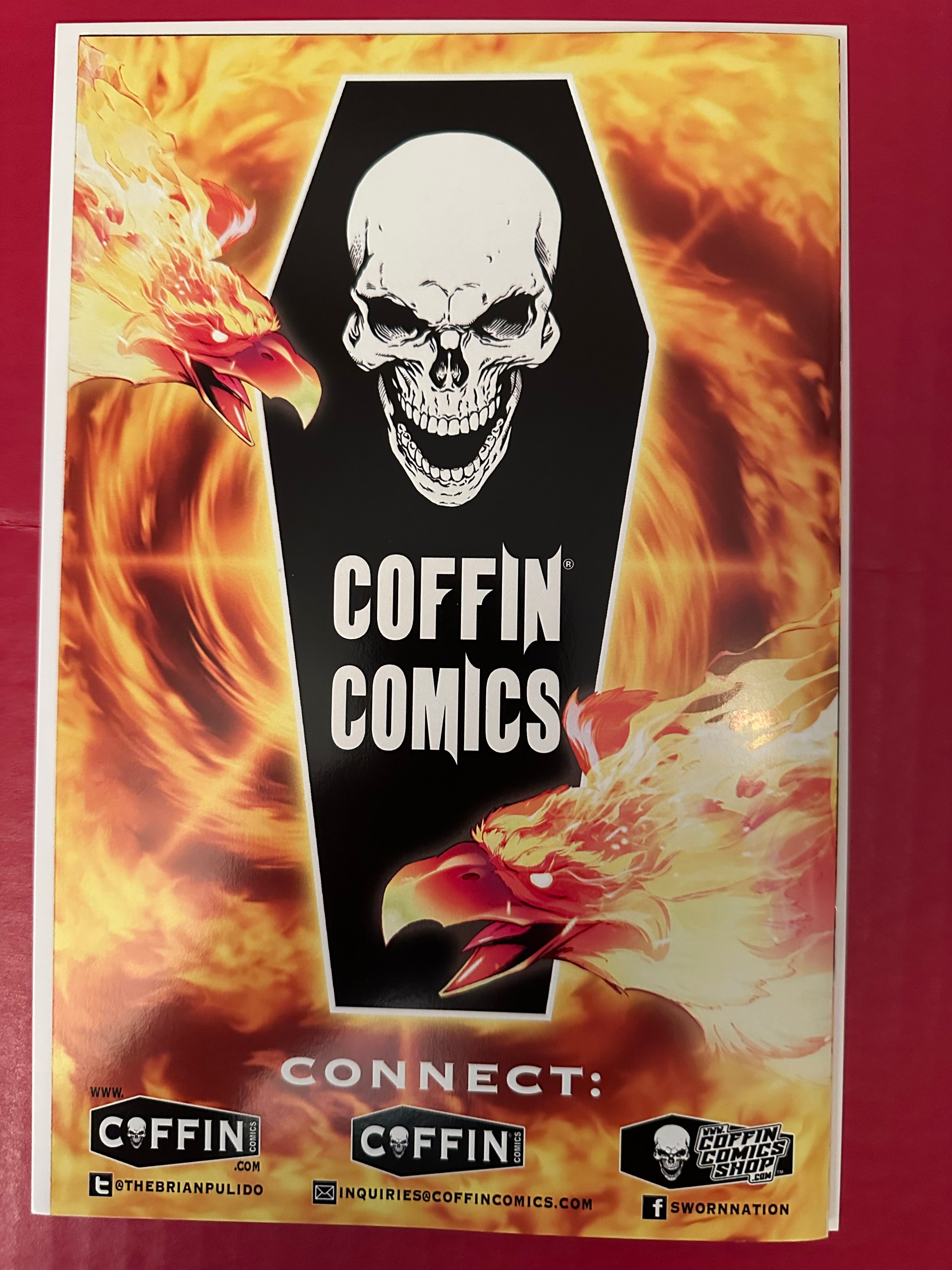 Lady Death: Nightmare Symphony #1 (2018) Ryan Kincaid & Hedwin Zaldiva Phoenix Triumphant Edition (Ltd. 150) Signed by Ugly Monkey Comics