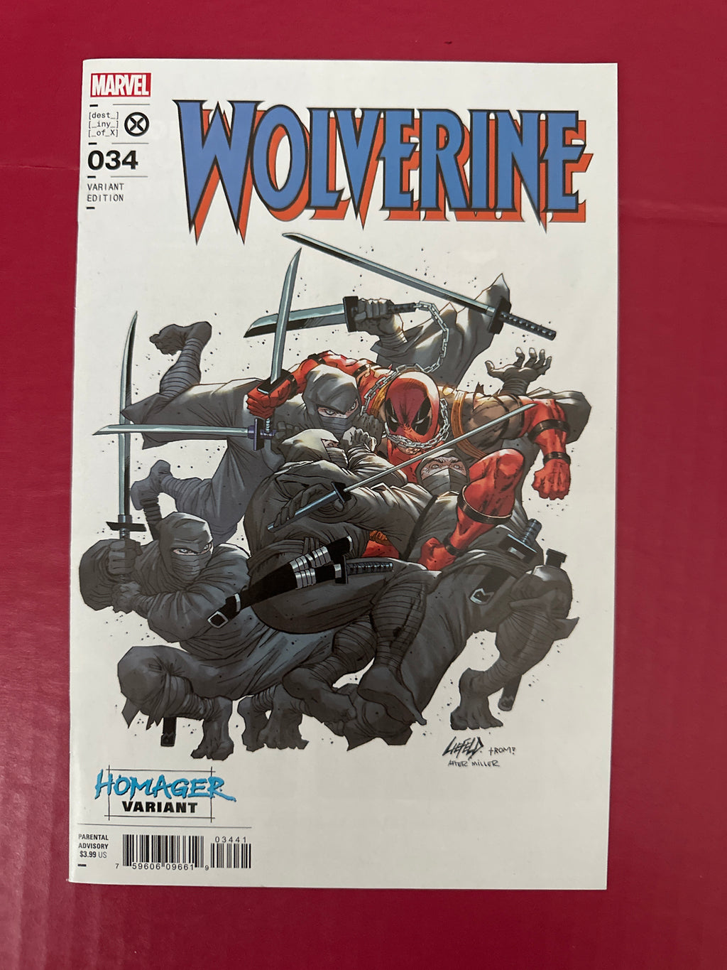 Wolverine, Vol. 7 #34B (2023) by Ugly Monkey Comics