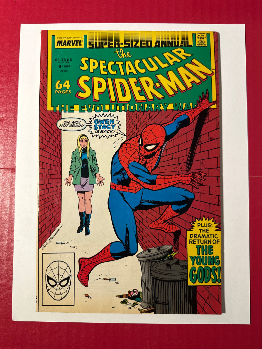 The Spectacular Spider-Man Annual #8 (Marvel Comics 1988) Direct Edition by Ugly Monkey Comics